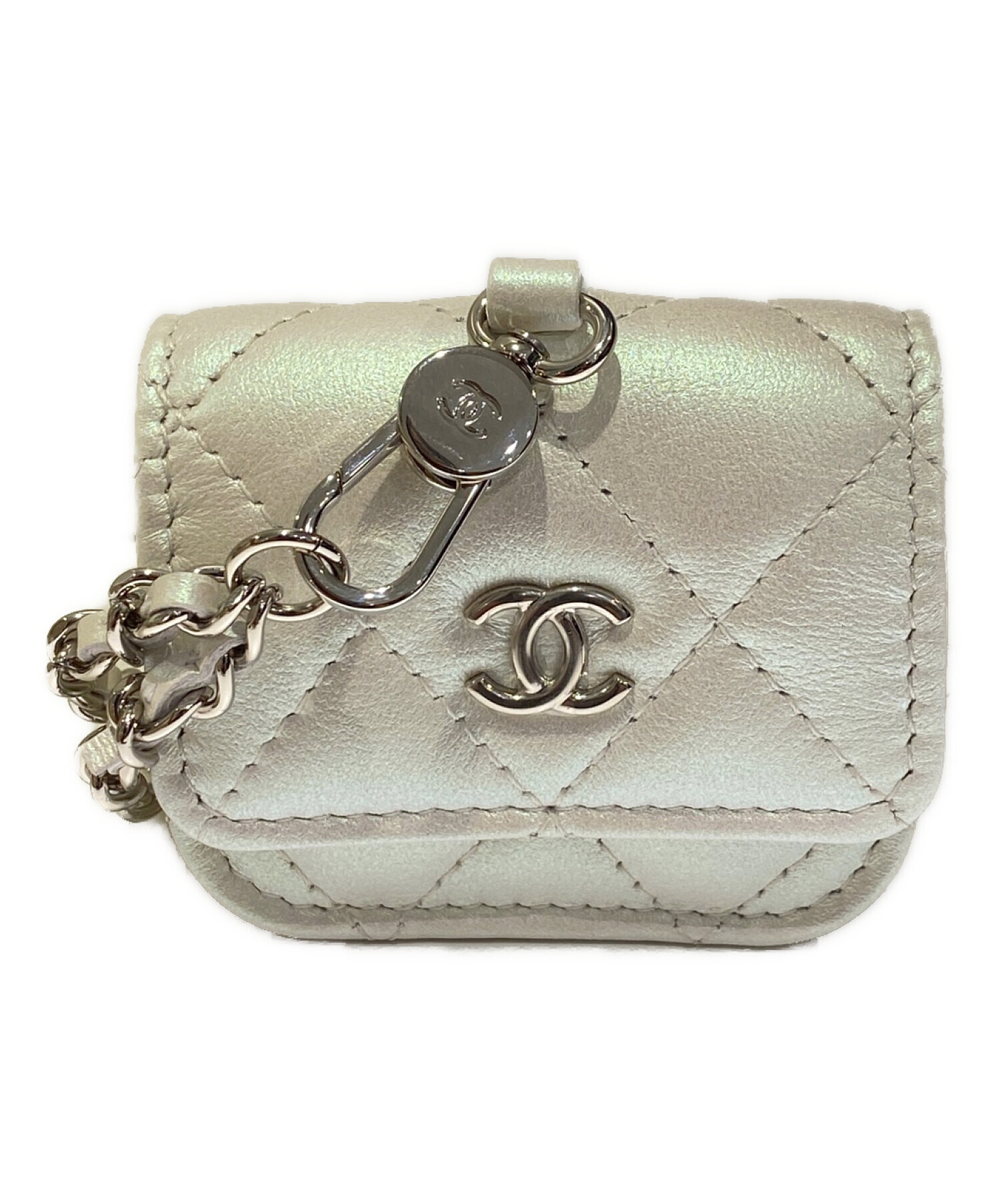 中古・古着通販】CHANEL (シャネル) AirPodsProケース メタリック 