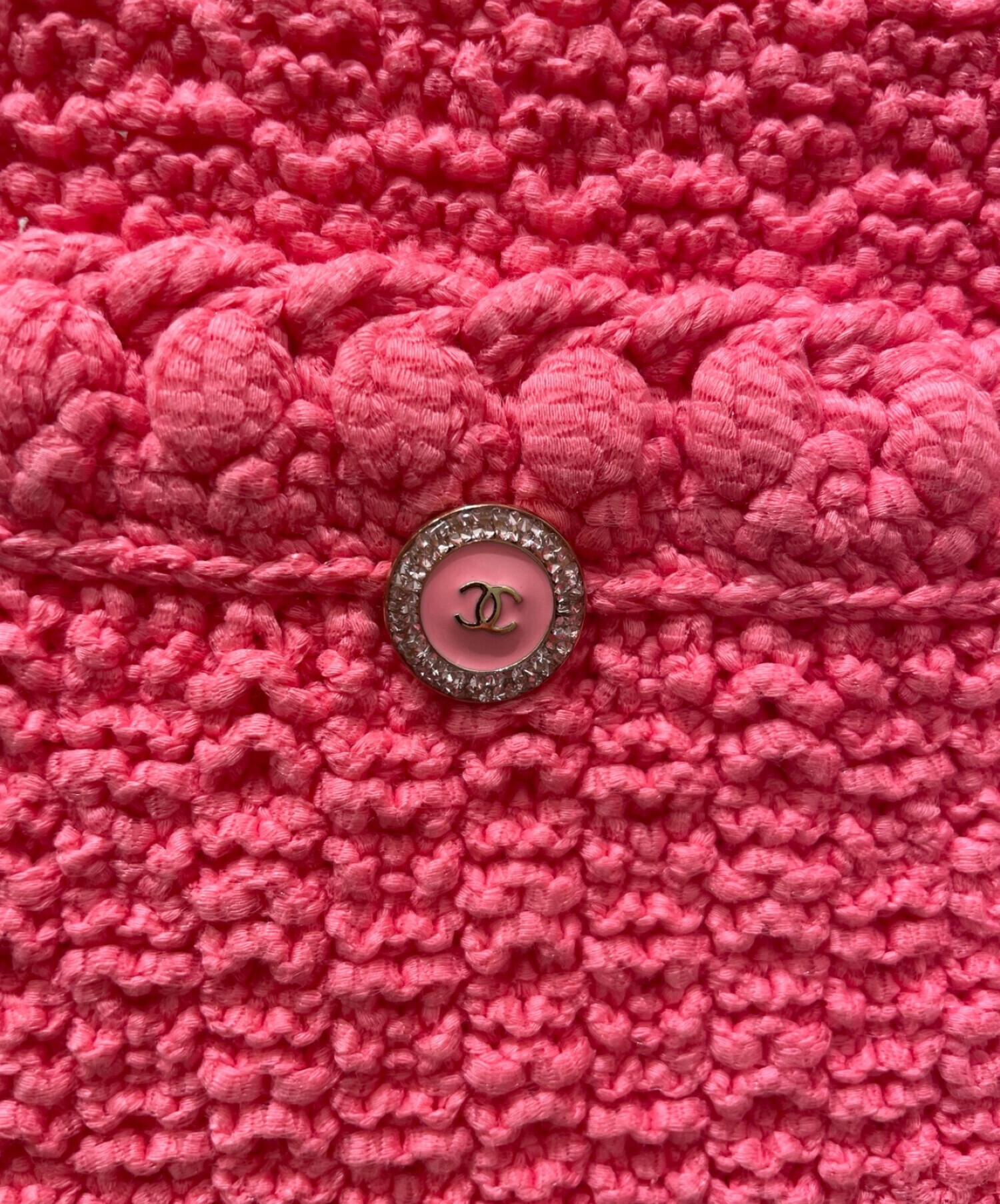 中古・古着通販】CHANEL (シャネル) コットンニットベスト ピンク