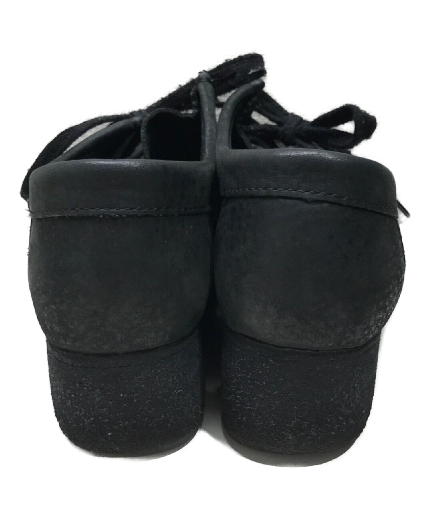 らーく出品 WALLA STRAP LO / ワラストラップロー （ブラックスエード） -Clarks