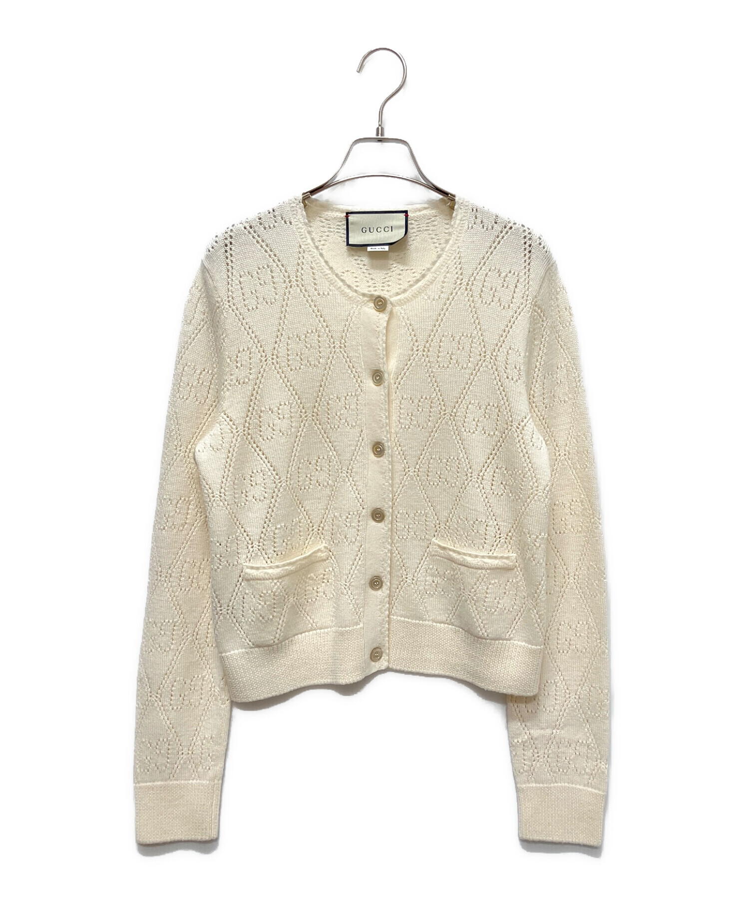 中古・古着通販】GUCCI (グッチ) GGパーフォレーテッドクロップド 