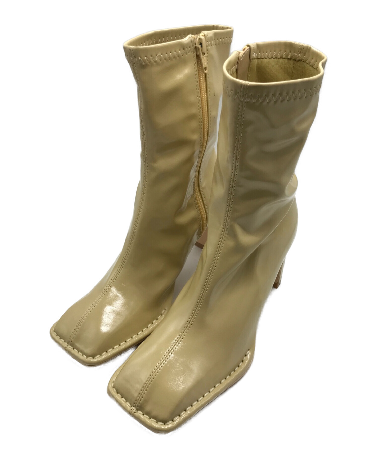 中古・古着通販】Ameri (アメリ) UND ELASTIC SHORT BOOTS 中古・古着通販】Ameri (アメリ) UND ELASTIC SHORT BOOTS