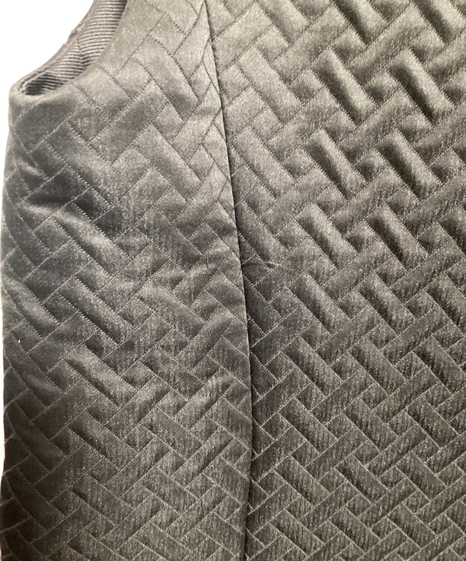 中古・古着通販】ADORE (アドーア) マトラッセジャガードジレ ブラック