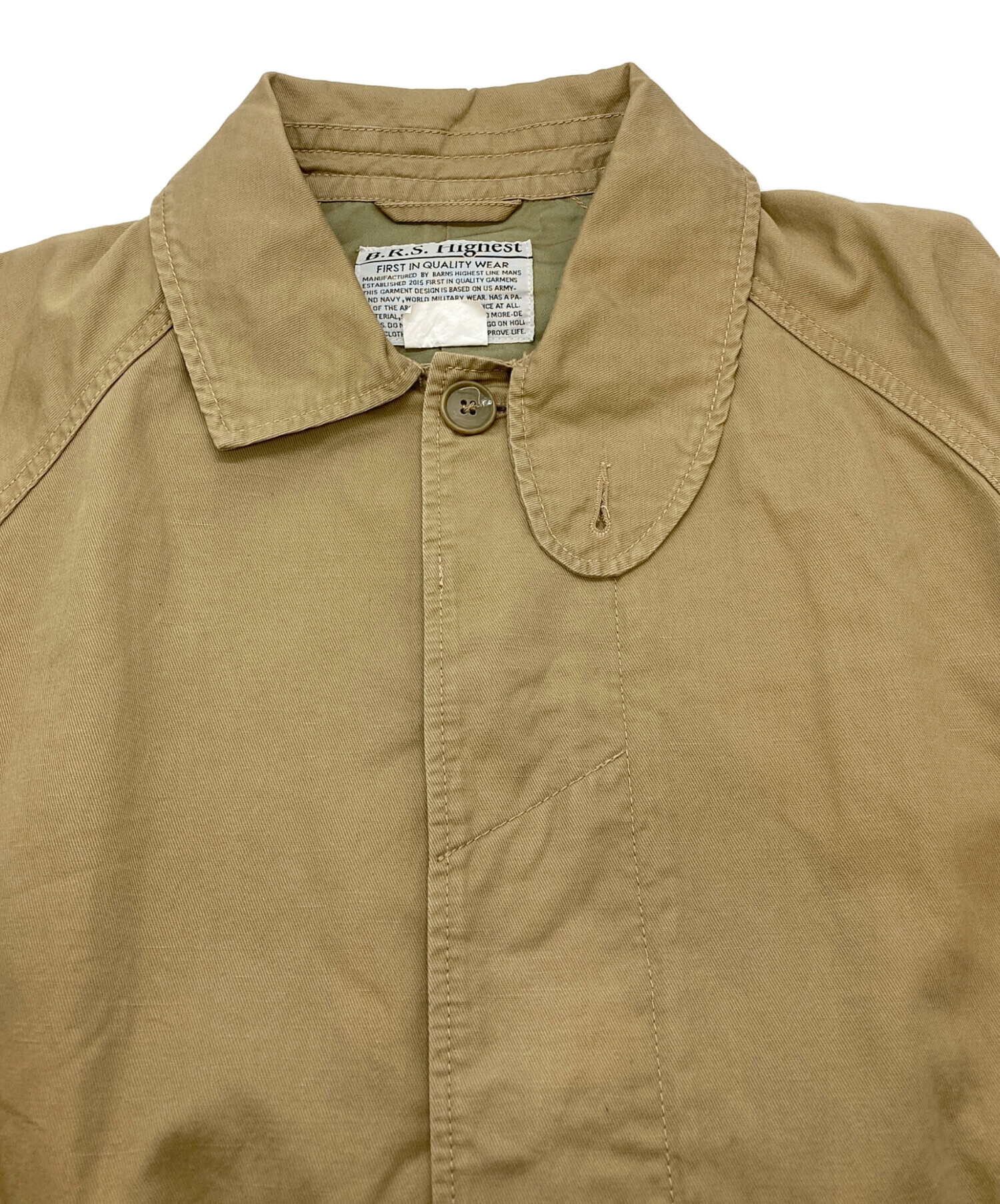 ベスチャーバーンズ ステンカラーコート VESTURE BARNS 2025年最新】BARNS OUTFITTERS ステンカラーコートの人気