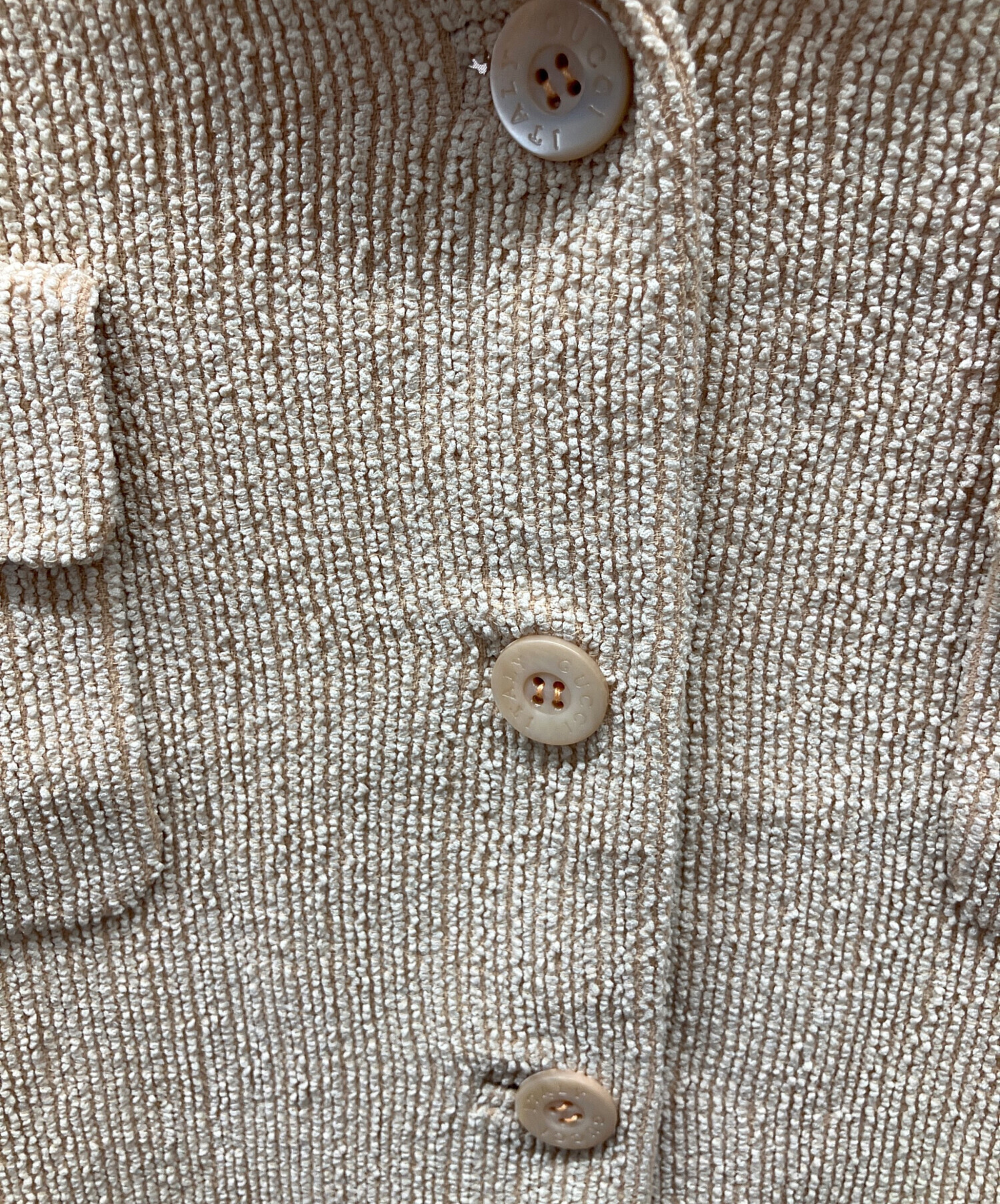 中古・古着通販】GUCCI (グッチ) セットアップスーツ ベージュ サイズ