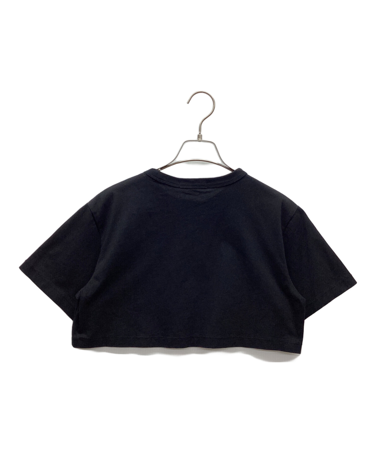 in Tee Jersey Shrunken Logo-Print XS Tシャツ ブラック Wang. Alexander BLACK alexanderwang® | トップス