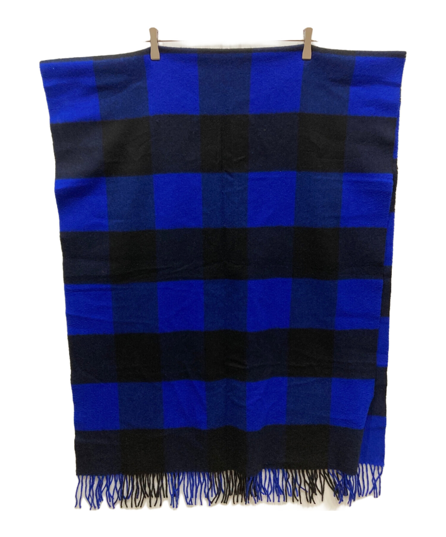 ジョンストンズ HAUNT 別注 カシミヤ大判ストール ピンクブロック