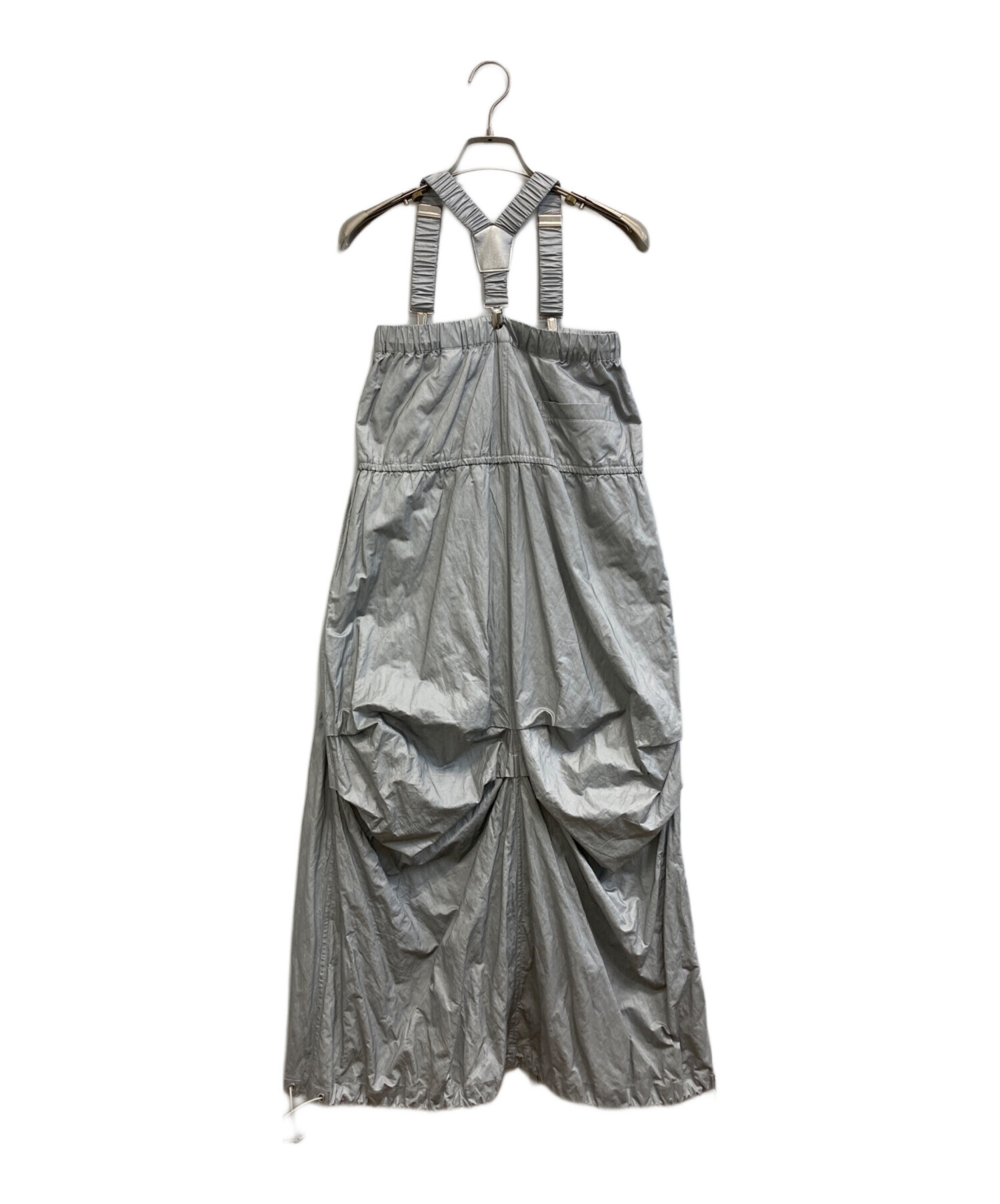 中古・古着通販】AMERI (アメリ) MANY WAY SUSPENDER SKIRT シルバー 