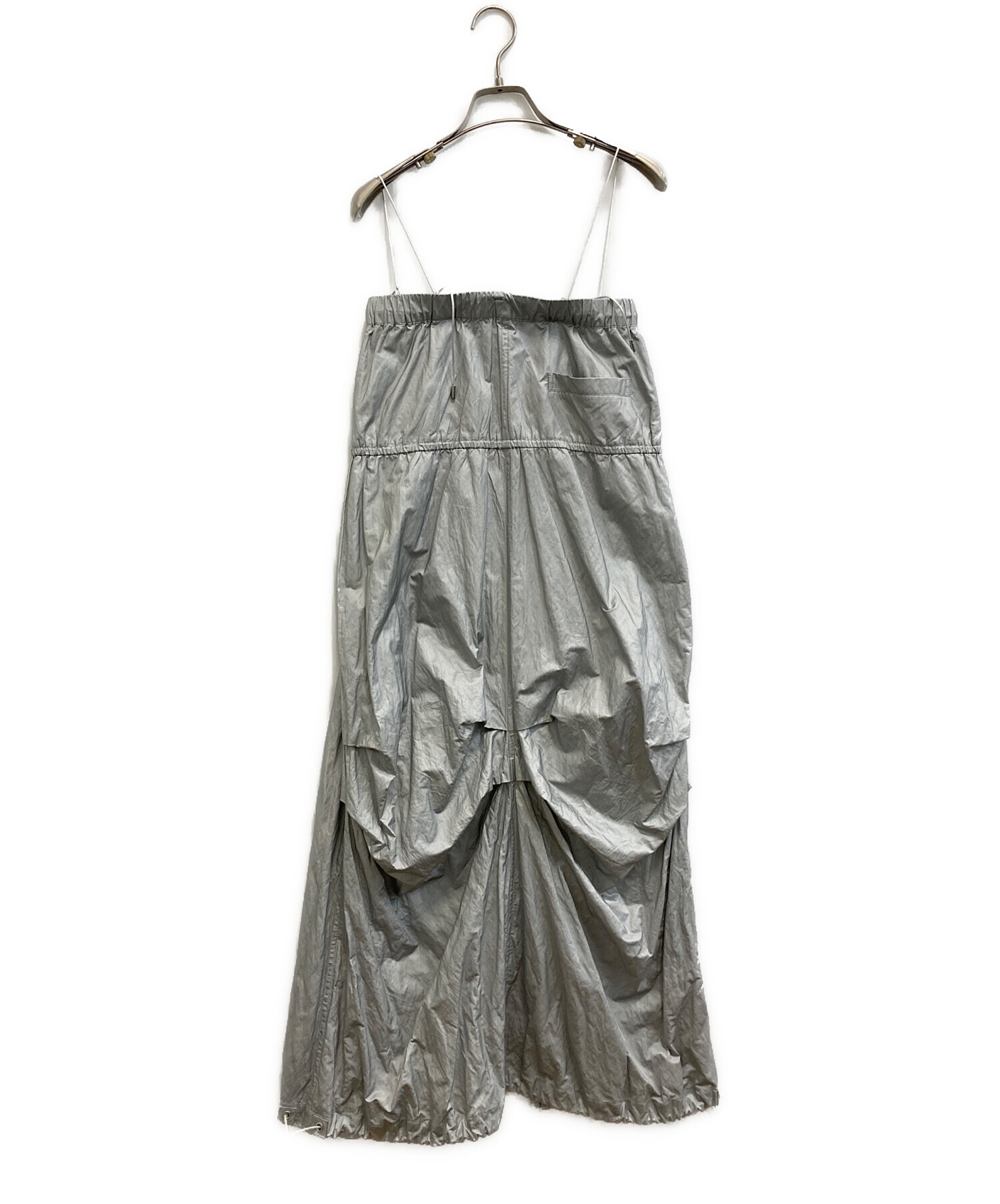 中古・古着通販】AMERI (アメリ) MANY WAY SUSPENDER SKIRT シルバー 