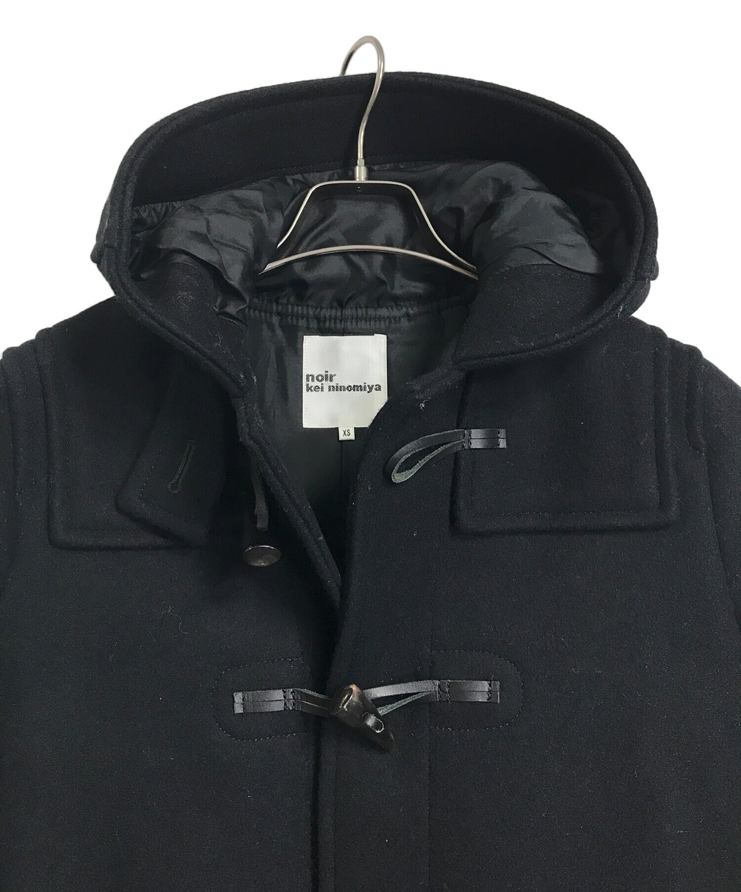noir kei ninomiya ダッフルコート 黒 XS 【公式通販】