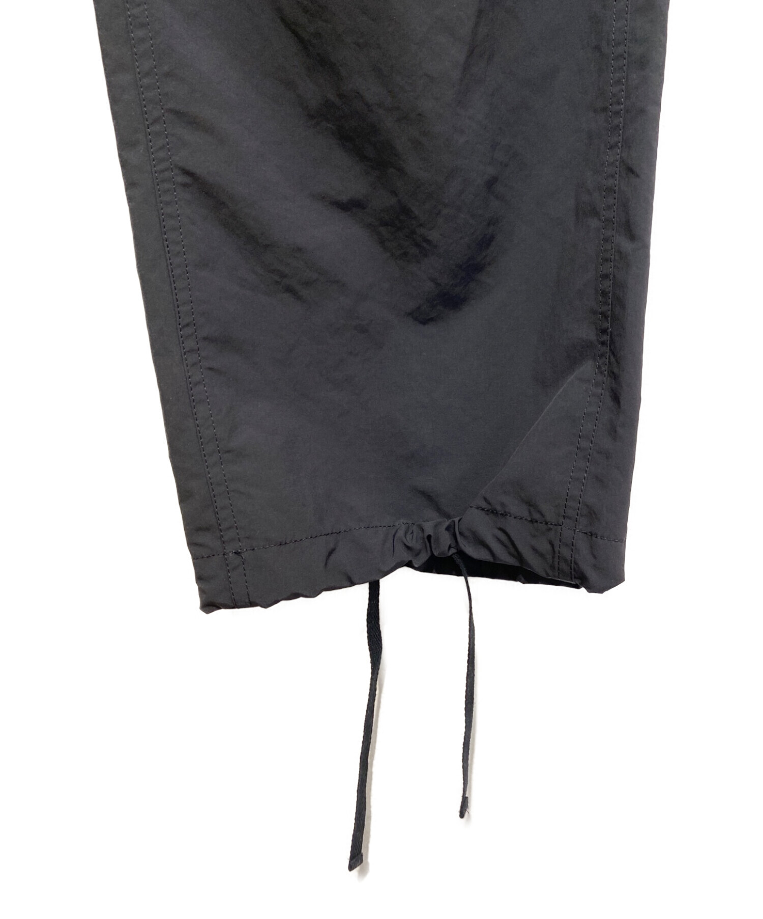 中古・古着通販】sacai (サカイ) 23AW Matte Taffeta Pants ブラック