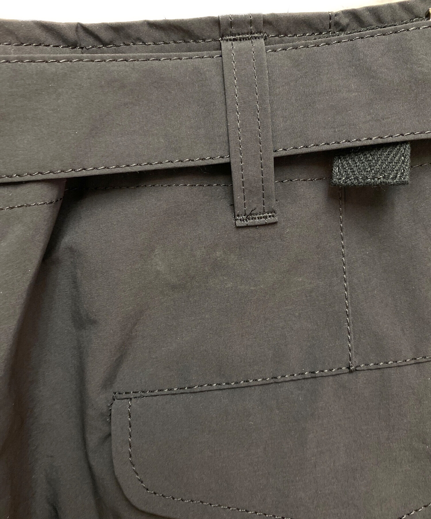 中古・古着通販】sacai (サカイ) 23AW Matte Taffeta Pants ブラック