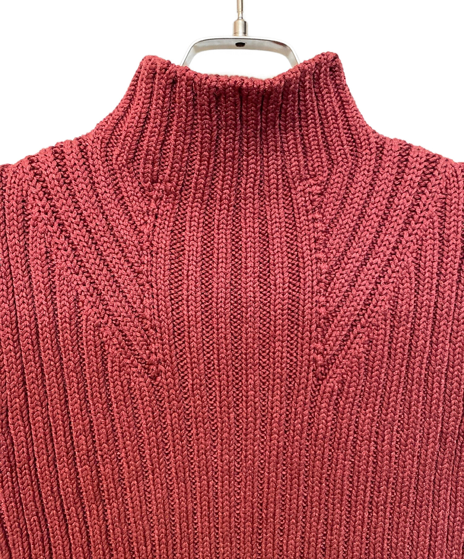 マルジェラ期✨良品 エルメス DIES ET HORE シルク切替半袖ニット M