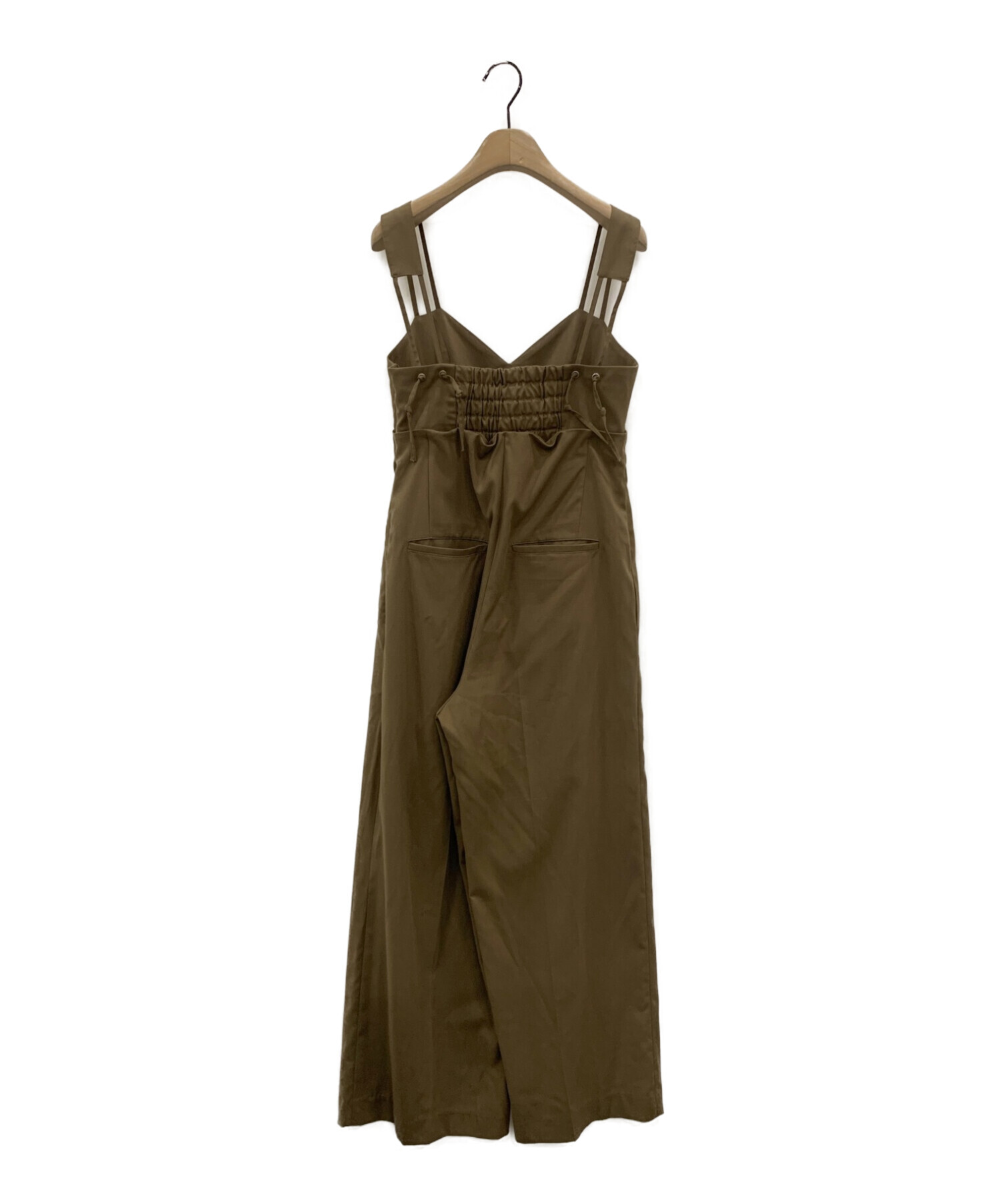 売れ筋最安値 Ameri MEDI CORD SUSPENDER WIDE PANTS