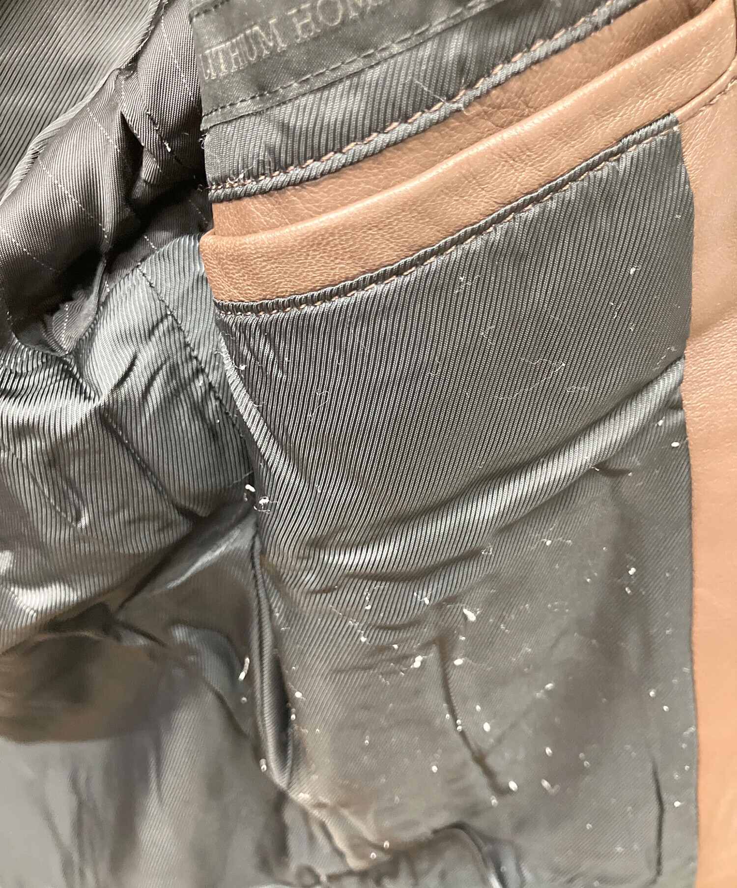 中古・古着通販】LITHIUM HOMME (リチウムオム・ファム) ラムレザー