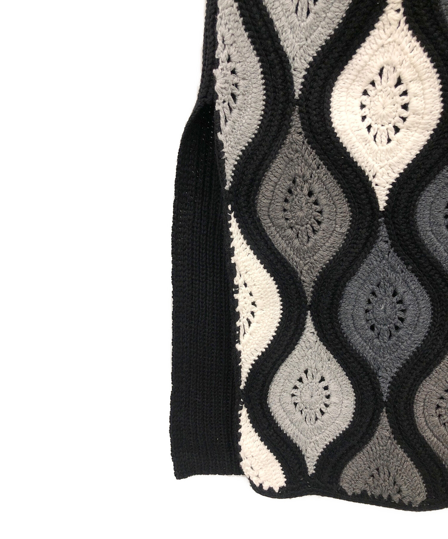 中古・古着通販】Ameri (アメリ) 2WAY WAVE COASTER TIGHT KNIT DRESS 
