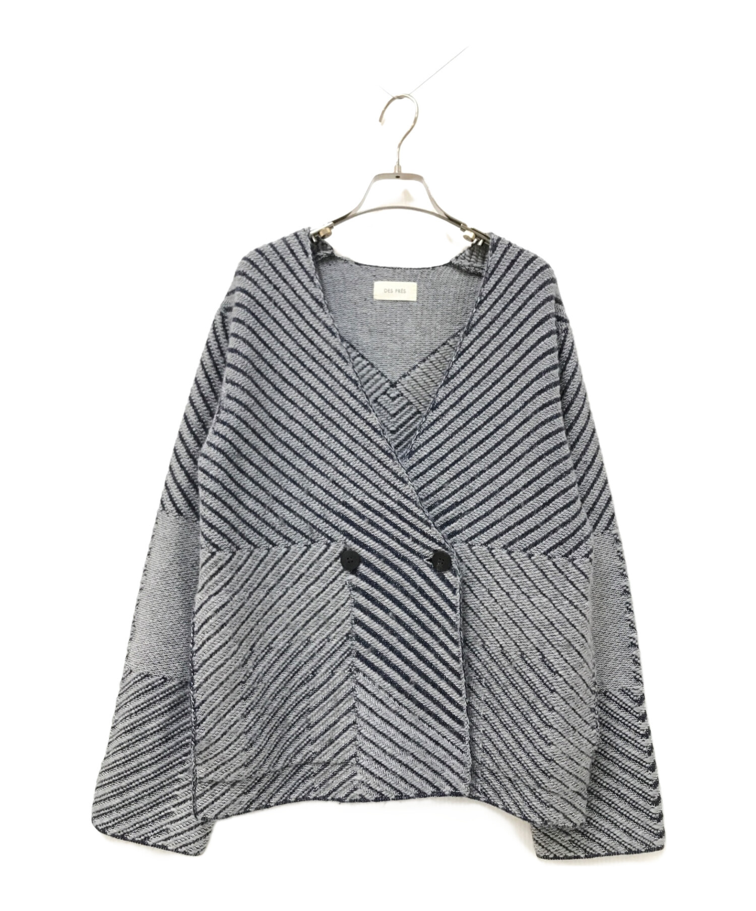 中古・古着通販】DES PRES (デ プレ) インレーニットVネック