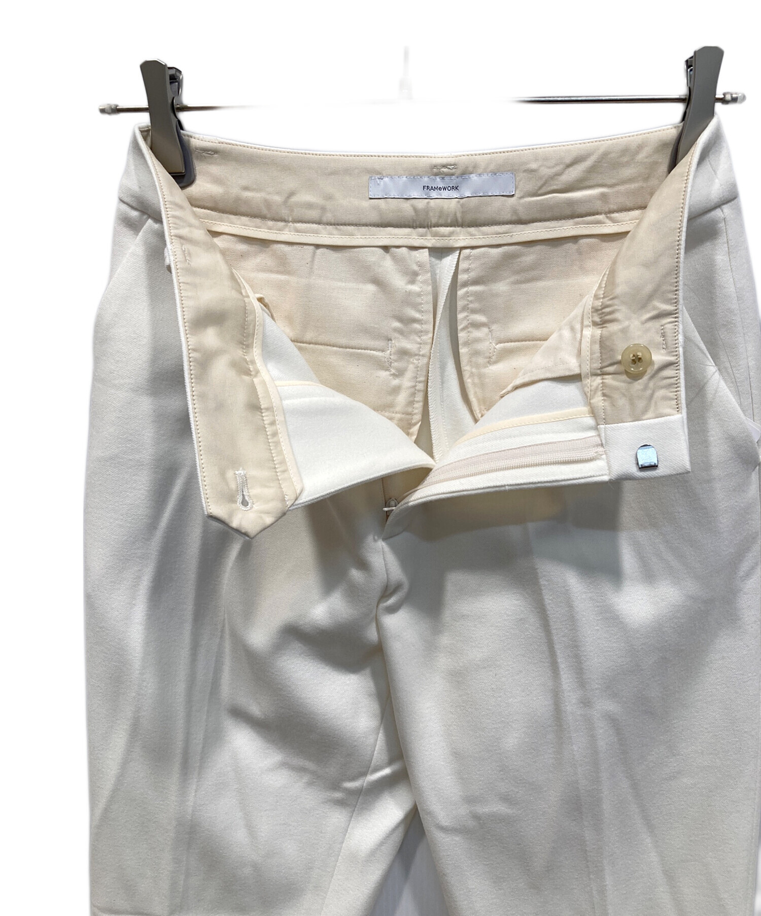 【未使用】フレームワークT/R両面起毛パンツ　34 中古・古着通販】FRAMeWORK (フレームワーク) T/R両面起毛パンツ