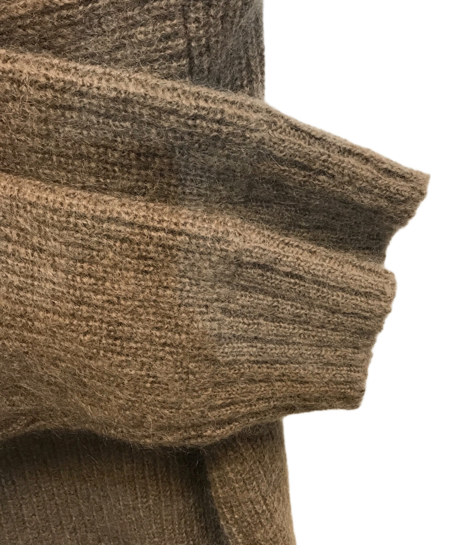 中古・古着通販】sacai (サカイ) Mohair Knit Pullover ブラウン