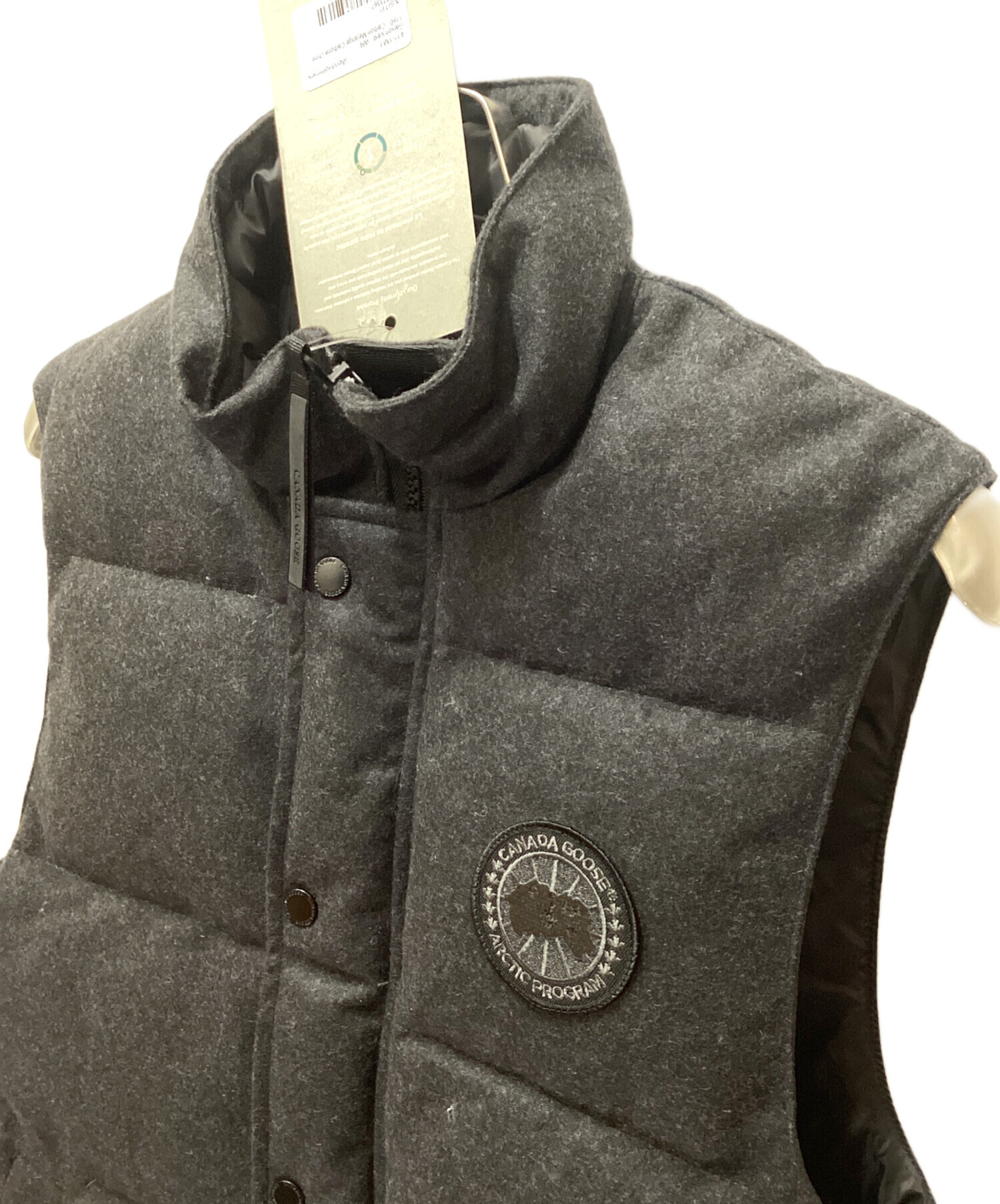 未使用 カナダグース GARSON VEST ダウンベスト チャコール S カナダグース メンズ ベスト CANADA GOOSE ブランド ダウン