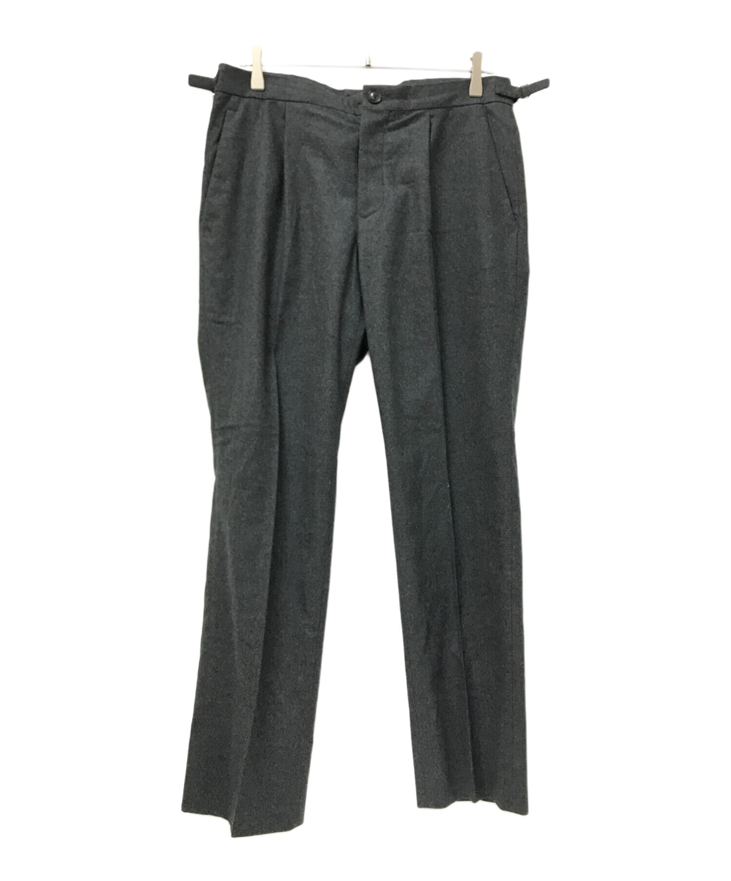 未使用に近い　PT01 ウールフランネル　トラウザーズ　48 中古・古着通販】CANTATE (カンタータ) ロイヤルフランネルトラウザー