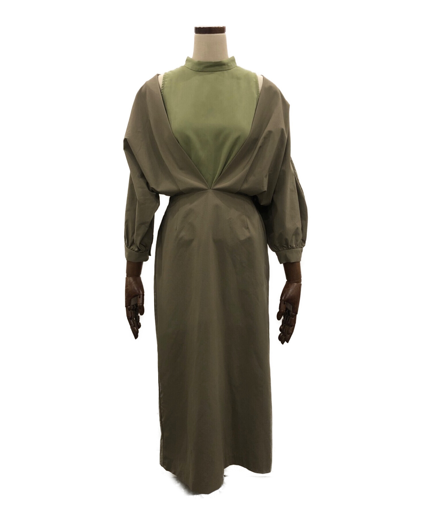 中古・古着通販】Ameri (アメリ) MEDI OFF SHOULDER PUFF SLEEVE DRESS 