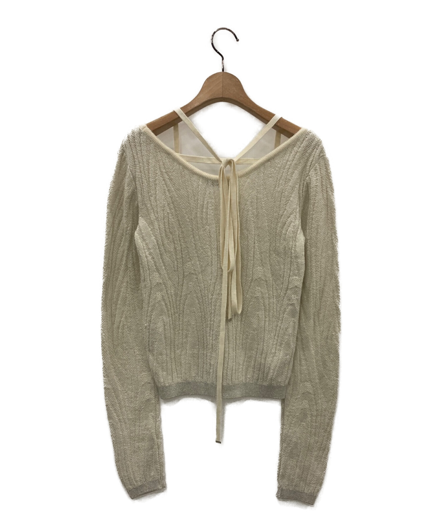 Frost knit top ブラックMURRAL】 Frost knit top