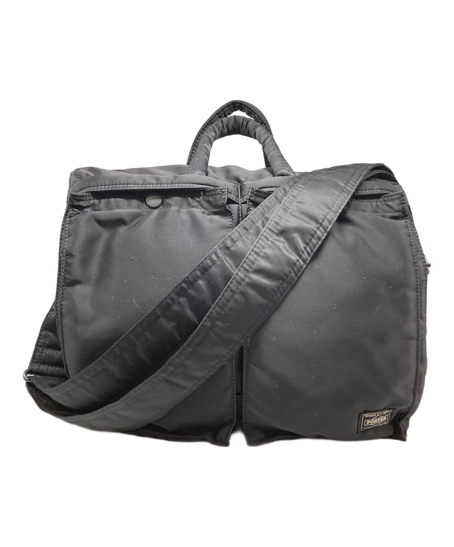 中古・古着通販】PORTER (ポーター) 2WAYショルダーバッグ ブラック