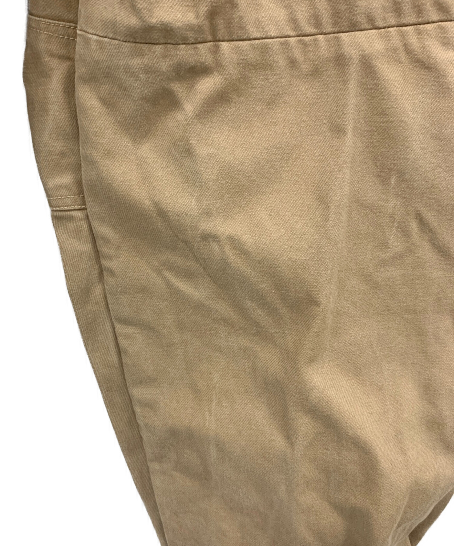 中古・古着通販】Hed Mayner (ヘド メイナー) タックパンツ カーキ