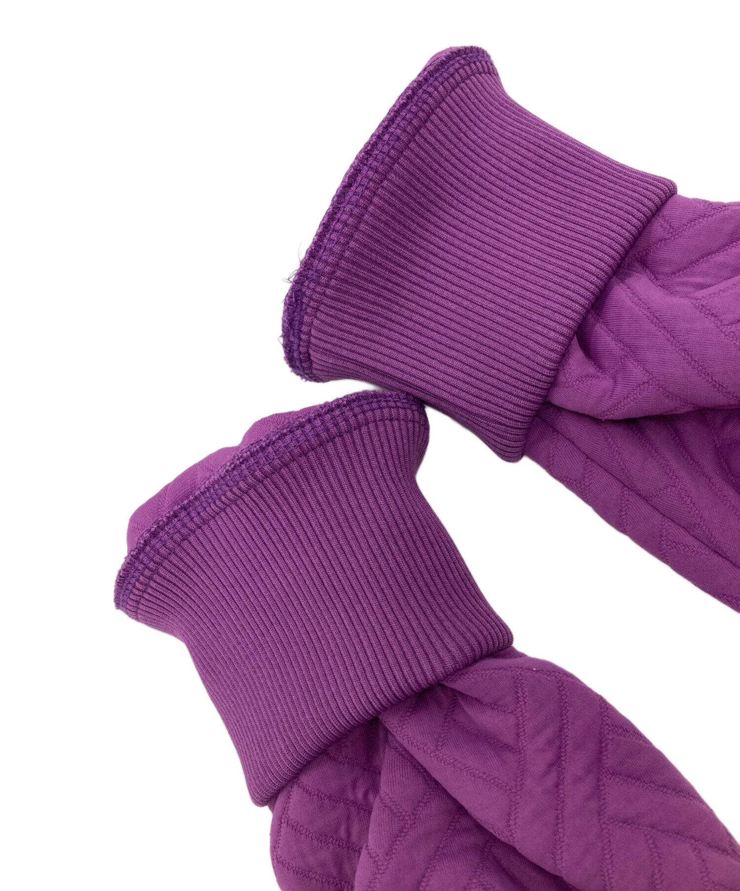 中古・古着通販】ZUCCA (ズッカ) キルトジャガードスウェット パープル