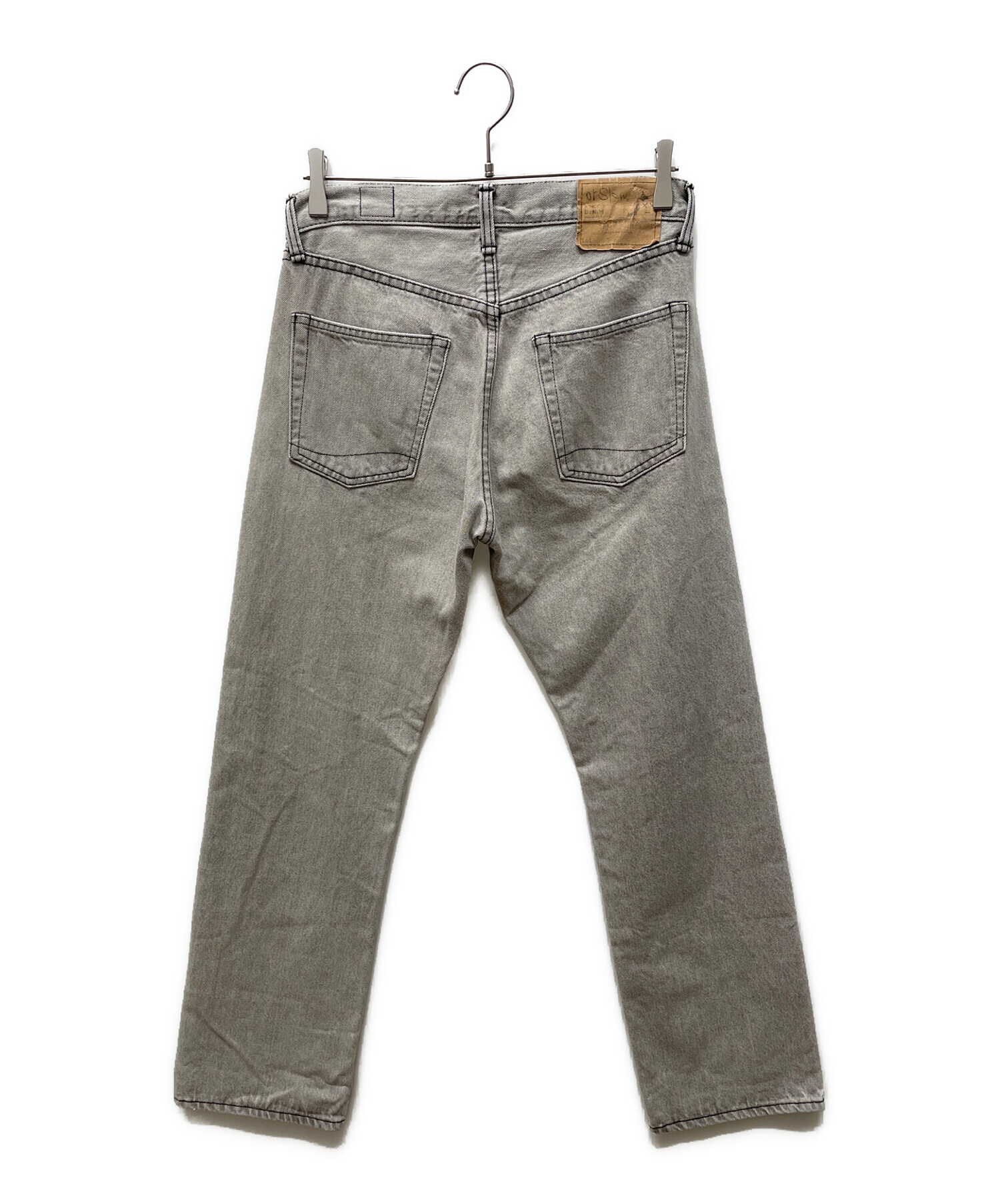 中古・古着通販】orSlow (オアスロウ) デニムパンツ グレー サイズ:XS