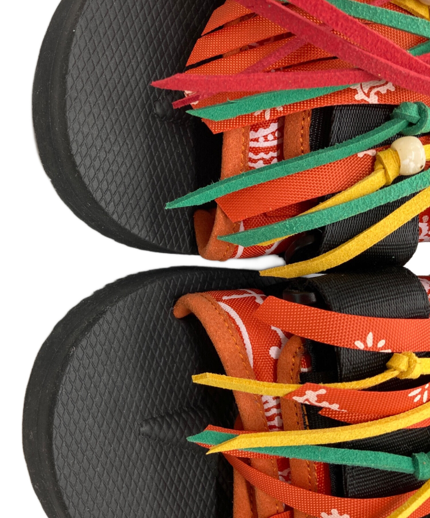 suicoke スイコック ペイズリー柄 サンダル レッド 赤 新品未使用品 suicoke スイコック ペイズリー柄 サンダル レッド 赤 新品未使用品