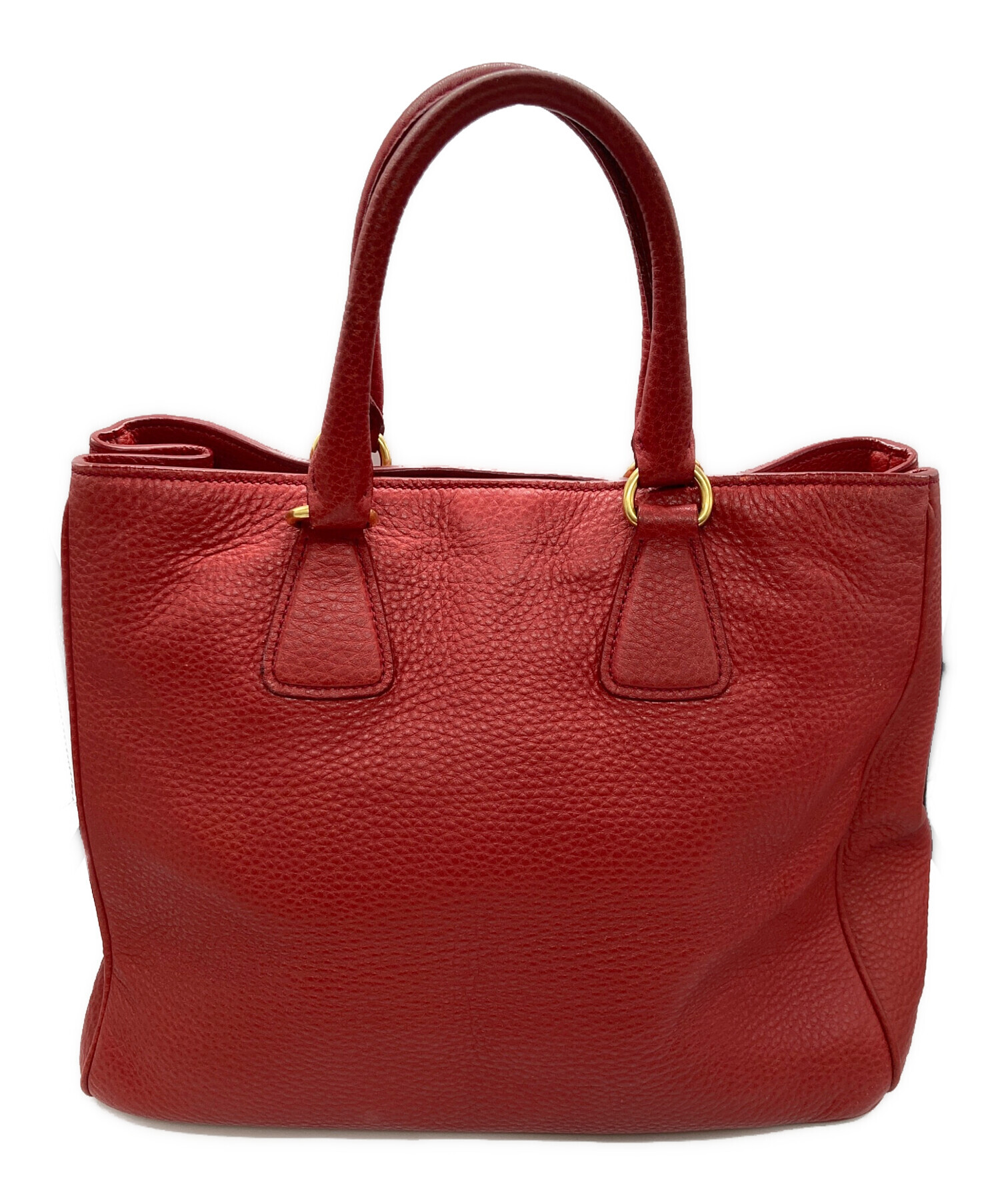 中古・古着通販】PRADA (プラダ) ハンドバッグ 1BA239 レッド