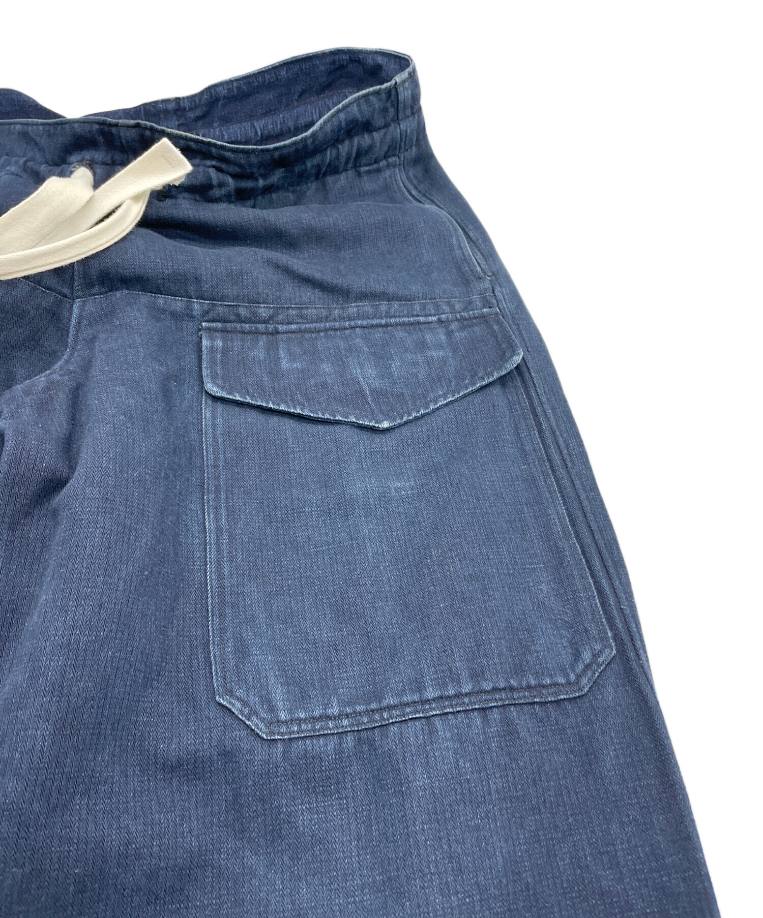 美品 sus-sous trousers MK-1 デニム サイズ7 西谷期 中古・古着通販】sus sous (シュスー) Trousers MK-1 インディゴ