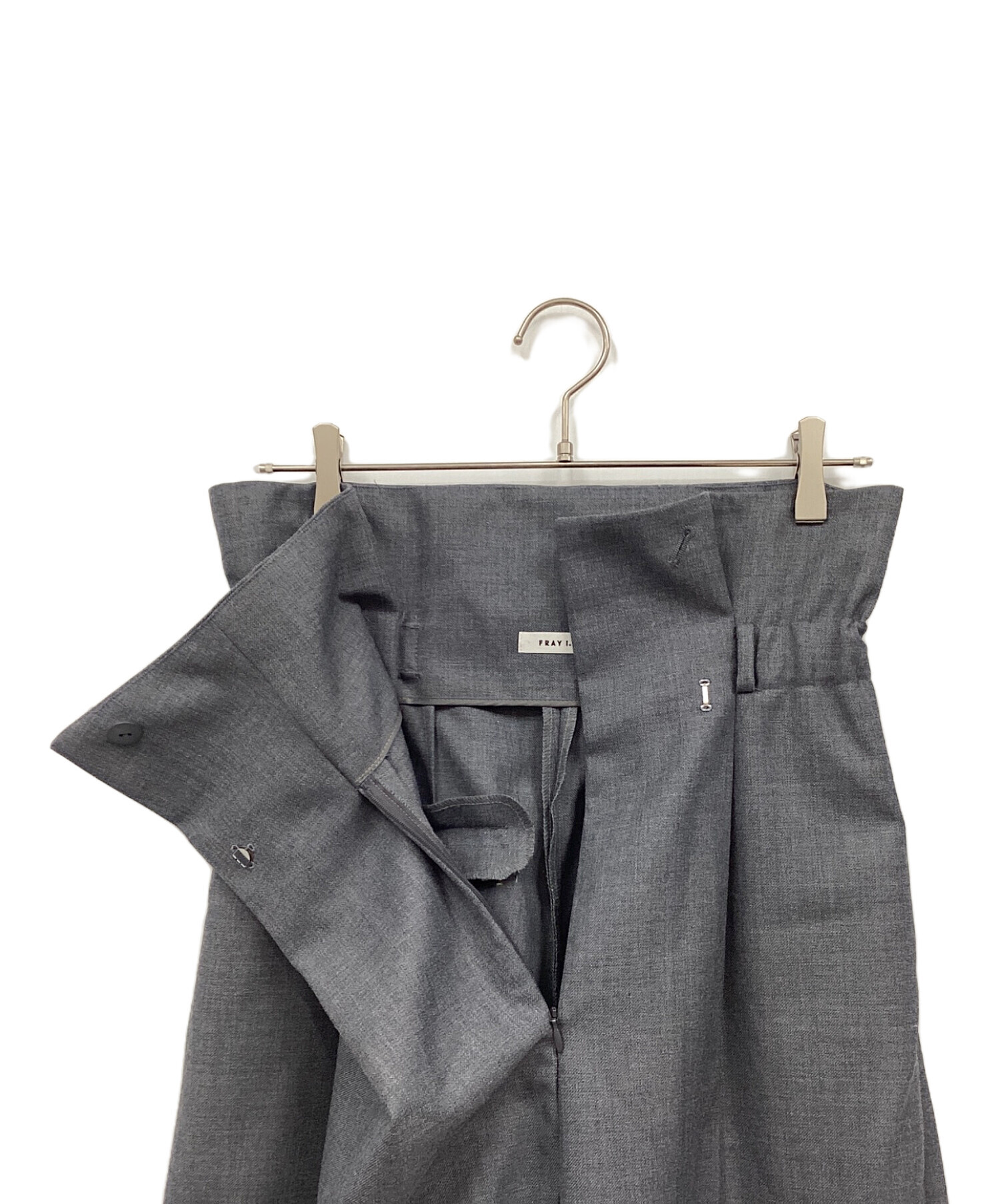 中古・古着通販】FRAY ID (フレイ アイディー) ハイウエストアシメ