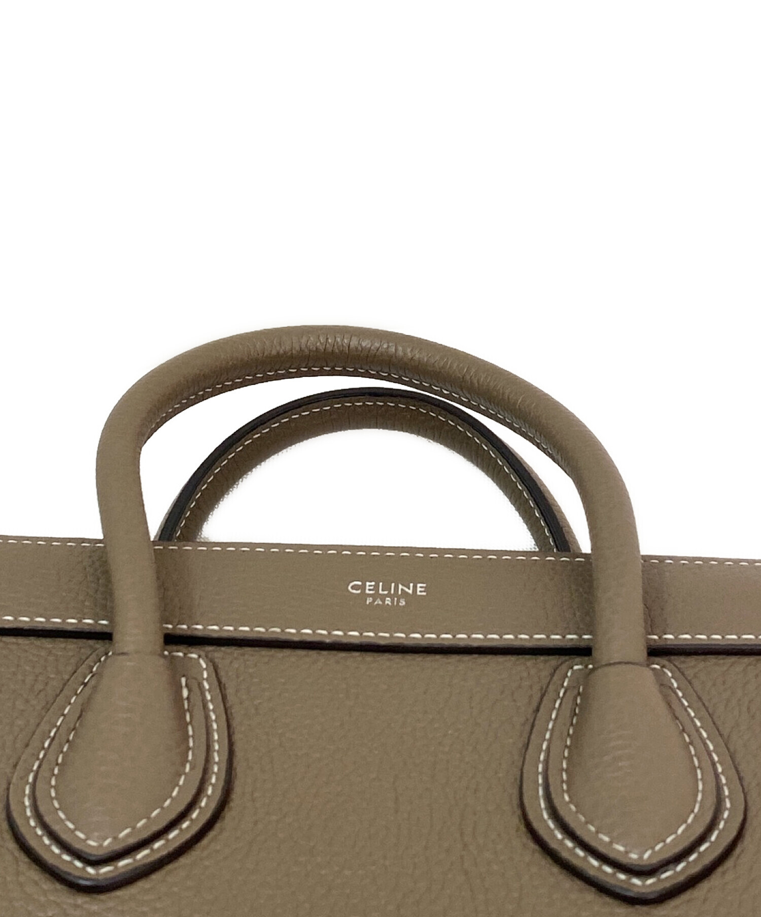 中古・古着通販】CELINE (セリーヌ) ラゲージ ナノ ブラウン サイズ