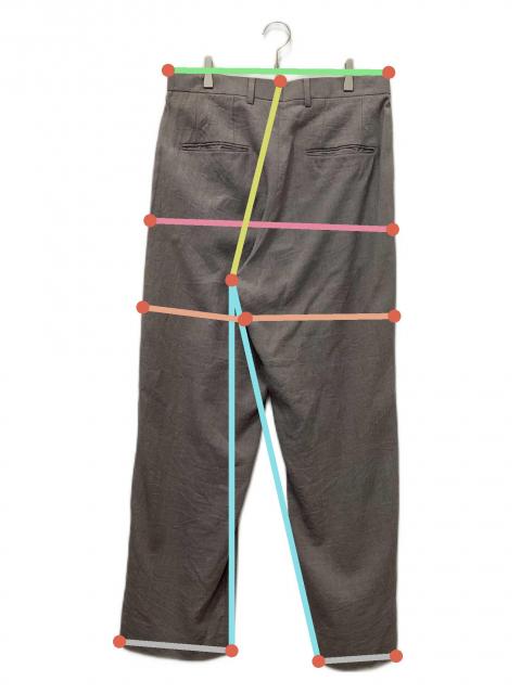 中古・古着通販】ATON (エイトン) KYOTO TSURIZOME LINEN ワイドパンツ