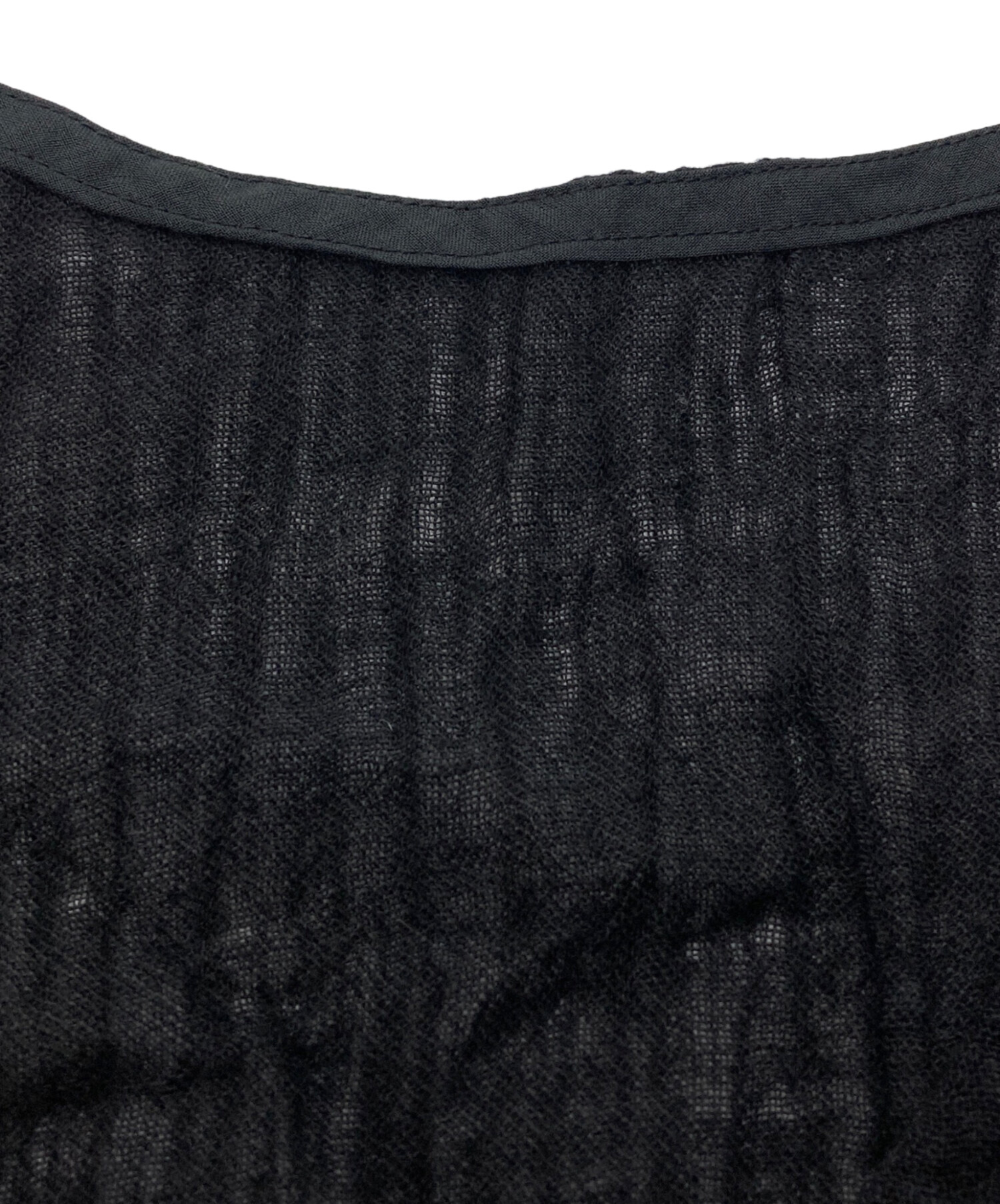 中古・古着通販】Plage (プラージュ) nuance linen ブラウス ブラック