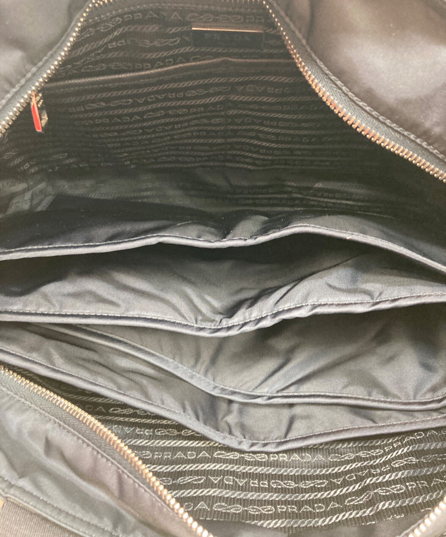 中古・古着通販】PRADA (プラダ) マザーズバッグ 1BG102 ネイビー