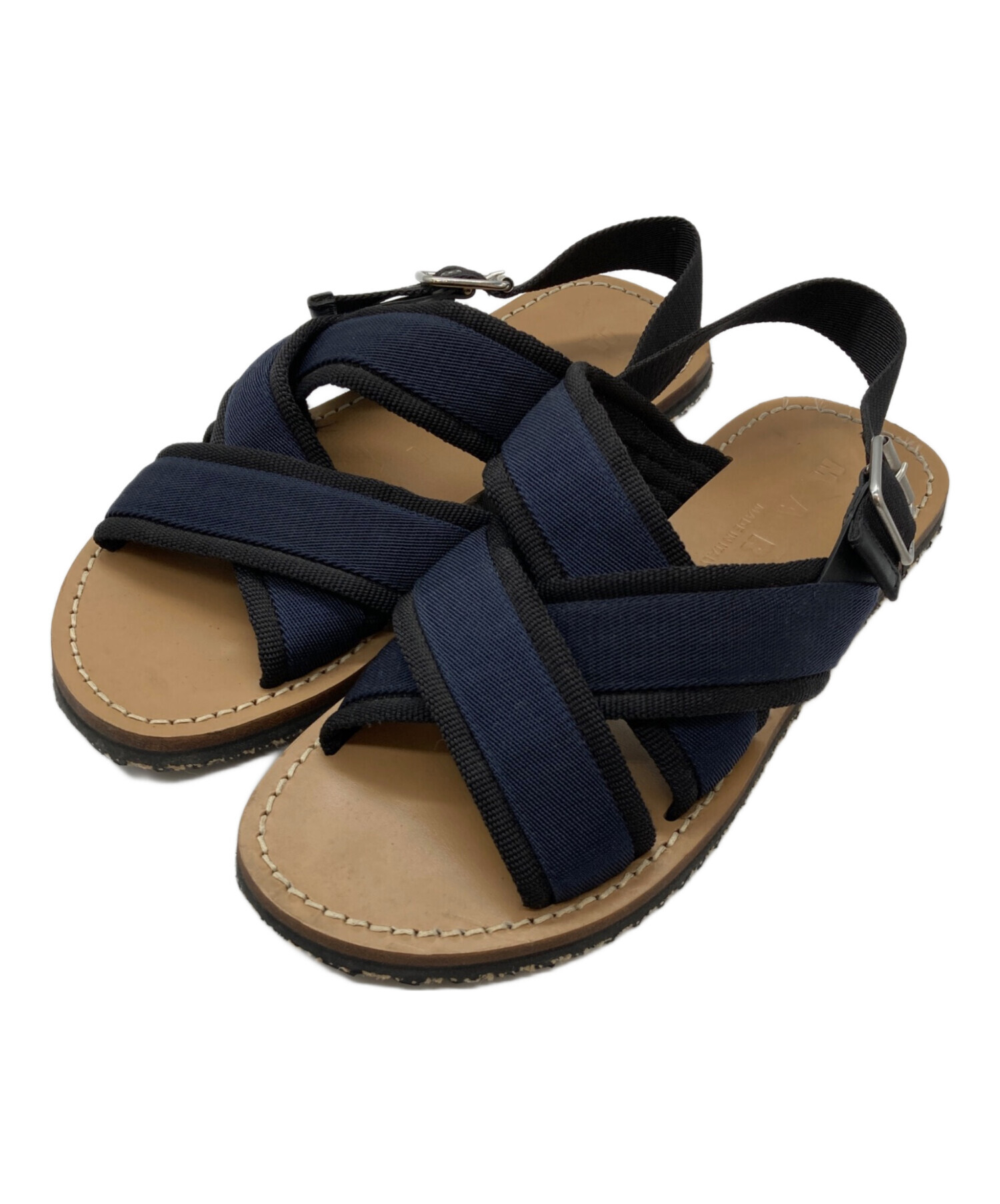中古・古着通販】MARNI (マルニ) サンダル ネイビー サイズ:41 