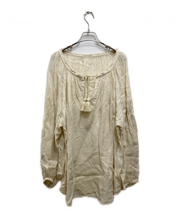 新品未使用　FRAMeWORKフレームワーク　リネンガーゼブラウス FRAMeWORK - お値下げ FRAMeWORK リネンガーゼブラウスの通販 by