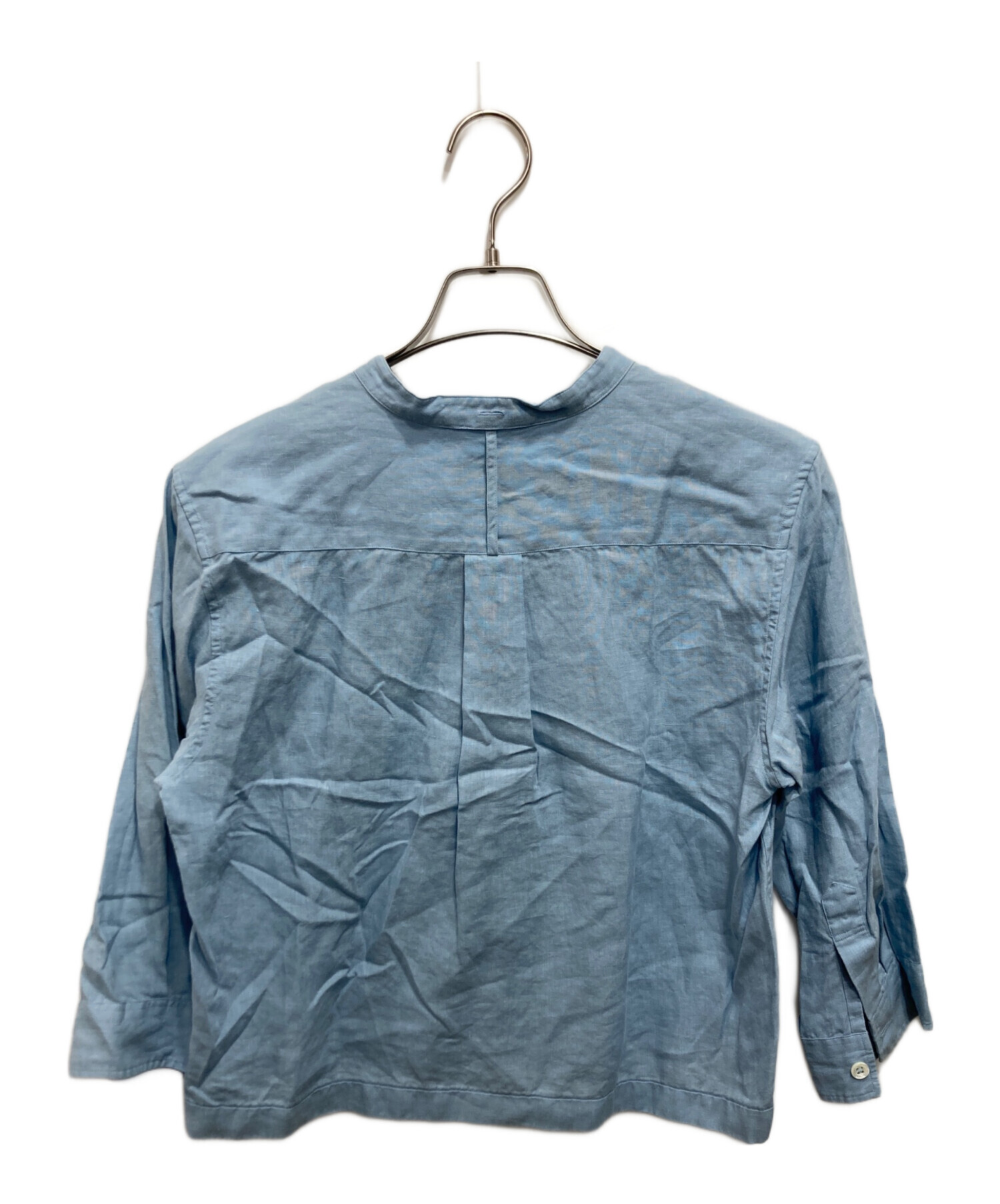 マーガレットハウエル 水色 SHIRTING LINEN SHIRTS 2 【公式通販】