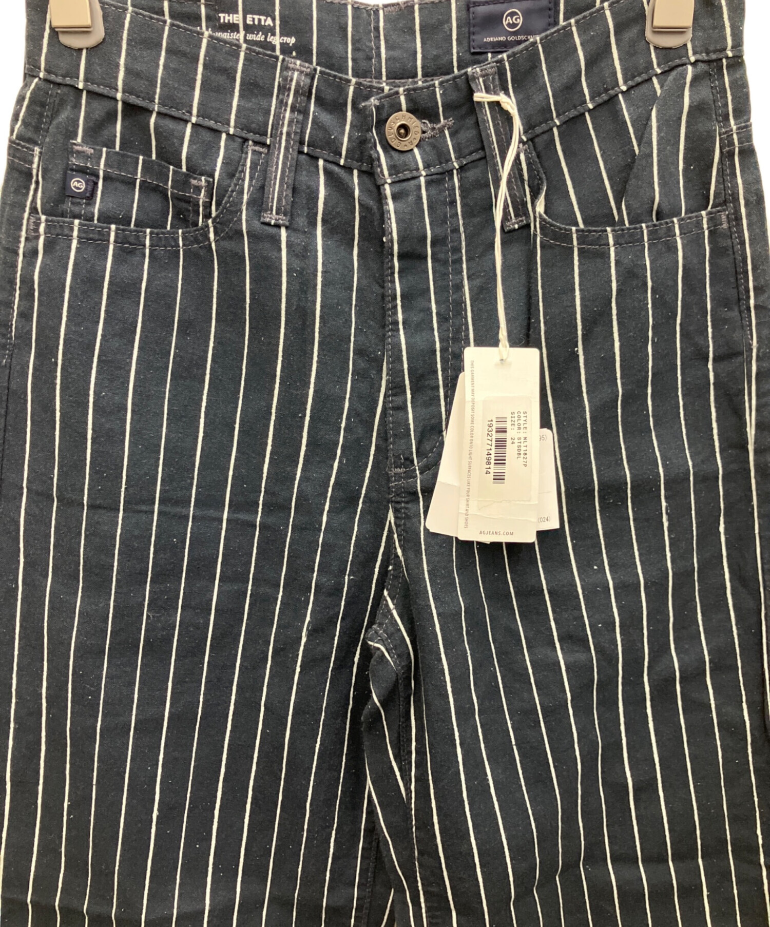 中古・古着通販】AG (エージー) クロップドパンツ ブルー サイズ 