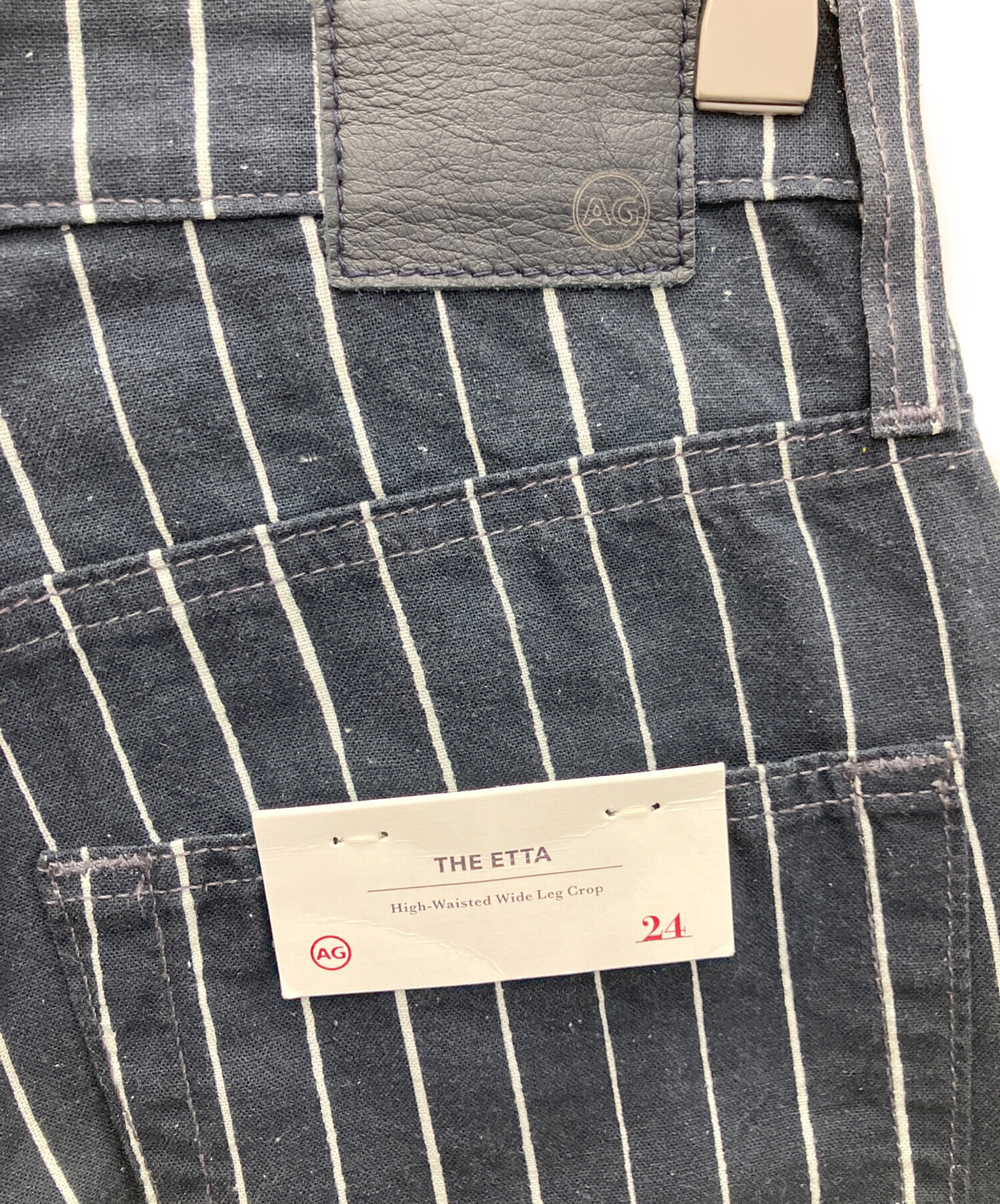 中古・古着通販】AG (エージー) クロップドパンツ ブルー サイズ 