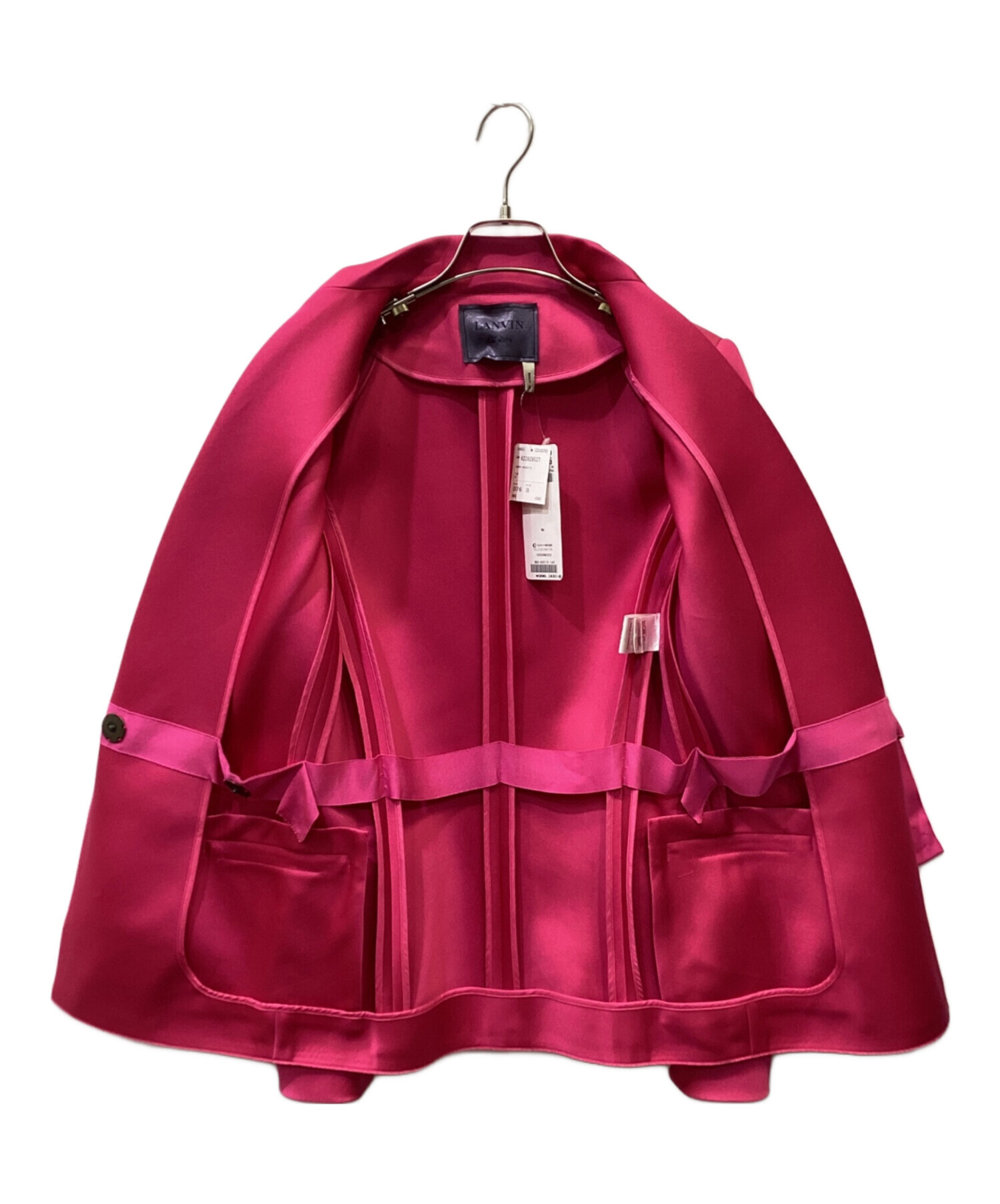 LANVIN SPORT ランバン キルティング ジャケット 3way ピンク 中古・古着通販】LANVIN (ランバン) ジャケット ピンク サイズ:36