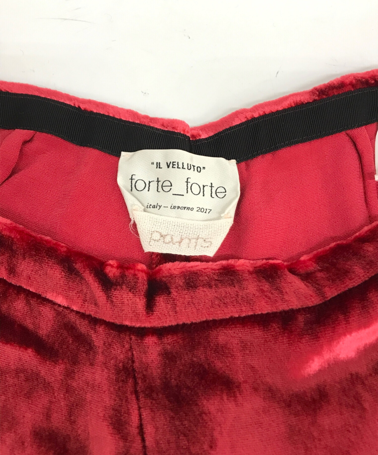 中古・古着通販】FORTE FORTE (フォルテ・フォルテ) ベロアパンツ