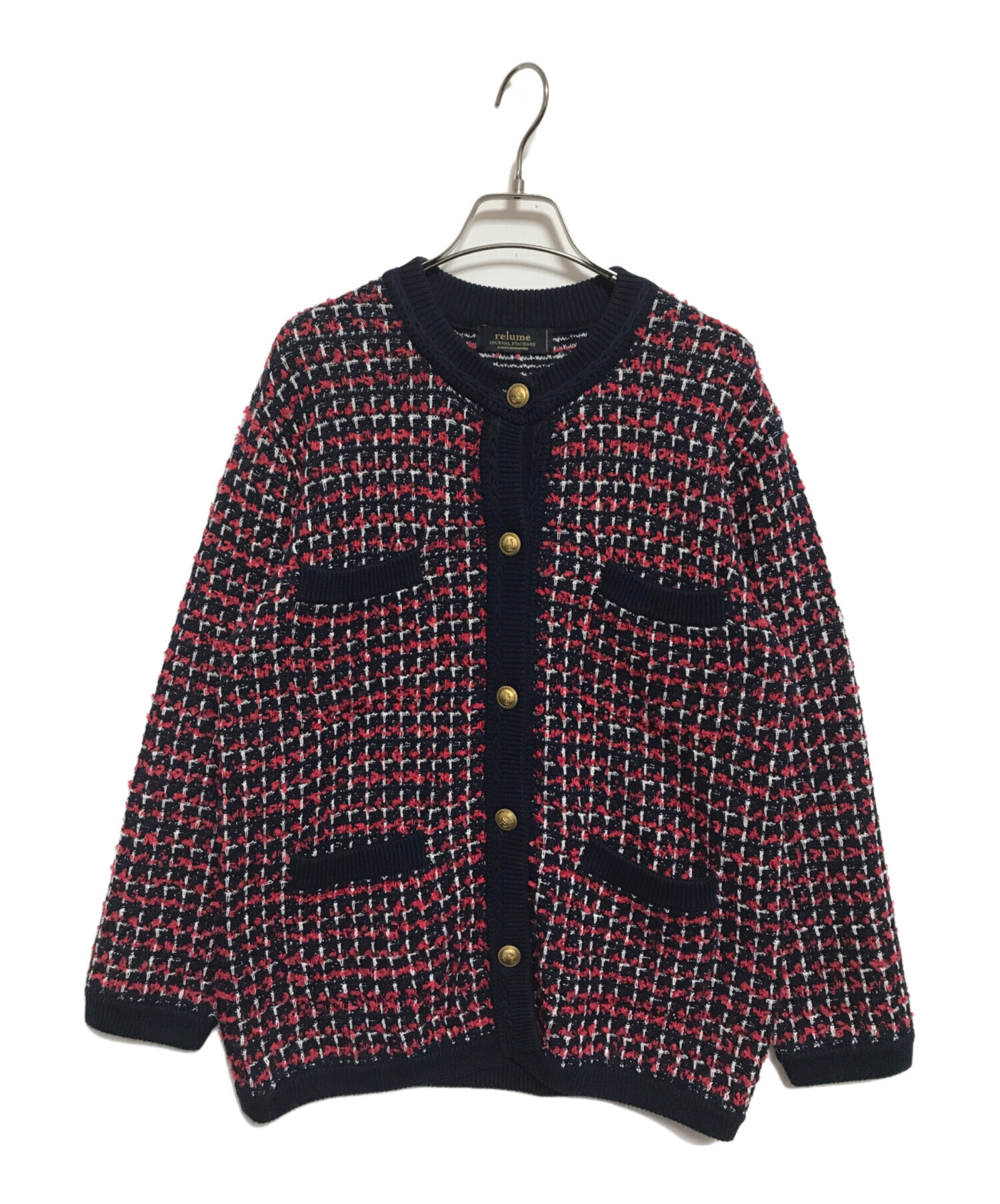 美品JOURNAL STANDARD relume TWEEDYニットジャケット JOURNAL STANDARD relume TWEEDYニットジャケット - メルカリ