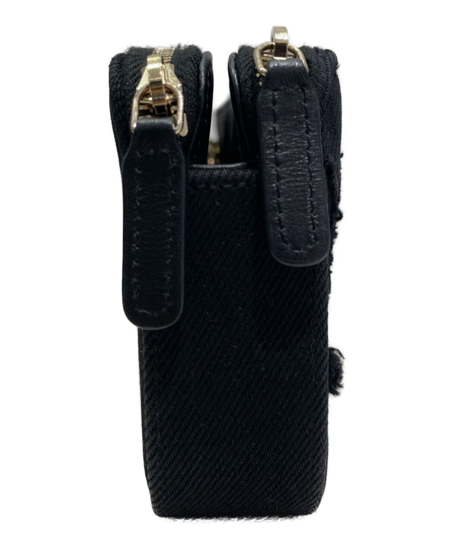 ☆専用です☆正規品 CHANEL チェーンウォレット　デニム　ブラック 中古・古着通販】CHANEL (シャネル) デニムチェーンウォレット