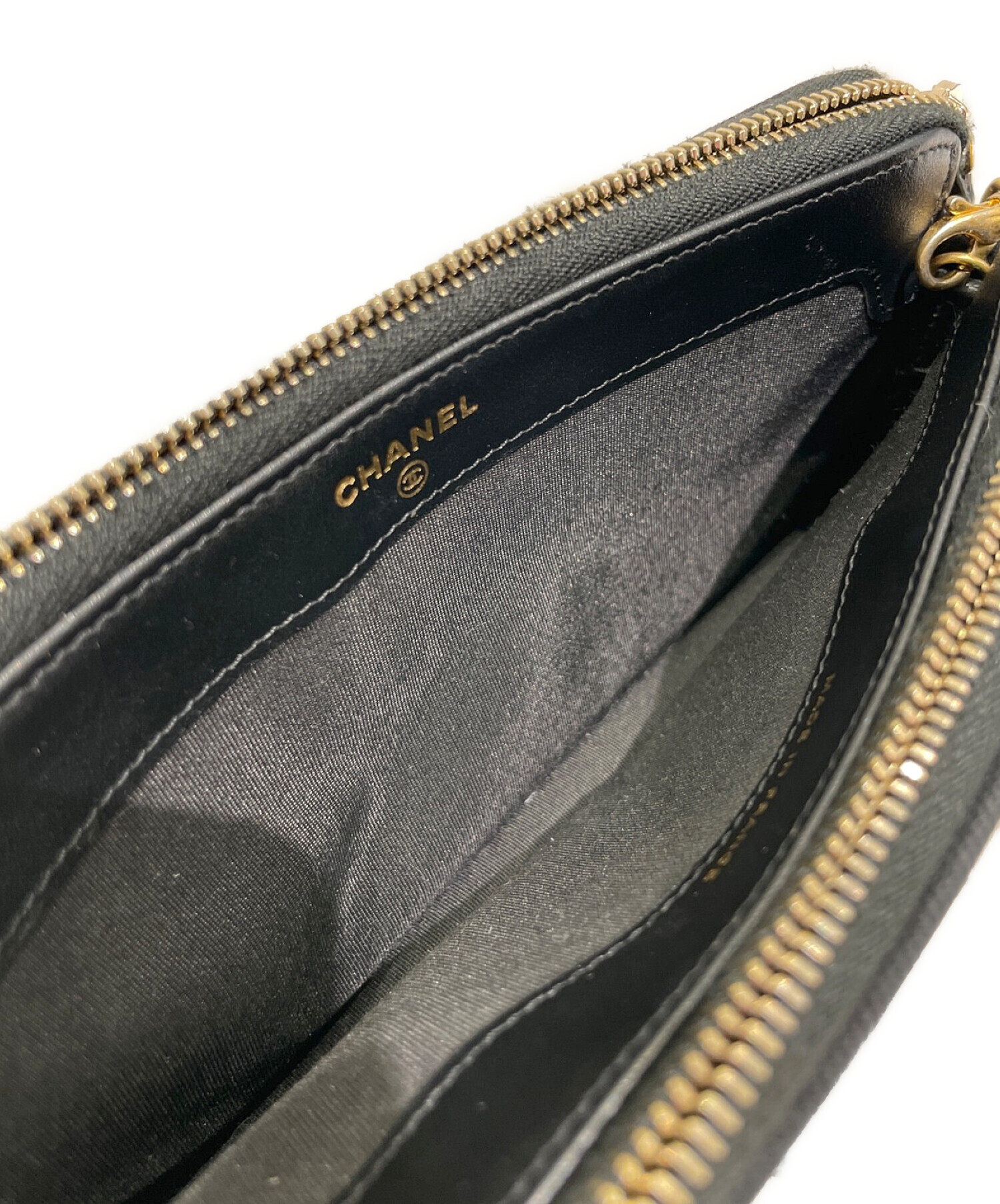 中古・古着通販】CHANEL (シャネル) デニムチェーンウォレット