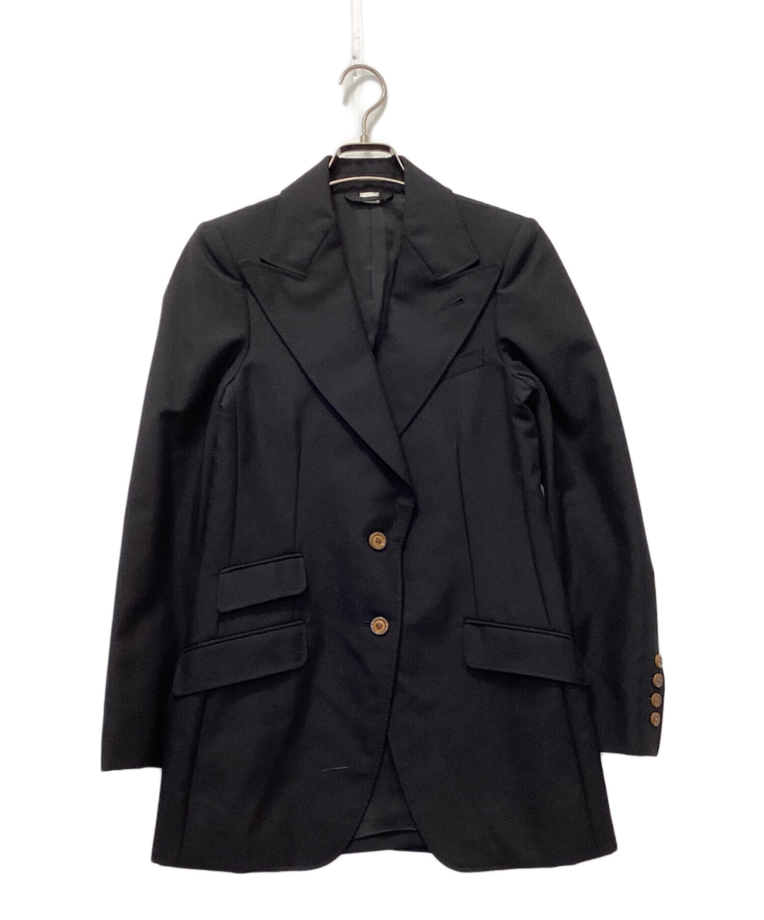 中古・古着通販】GUCCI (グッチ) ジャケット ブラック サイズ:38