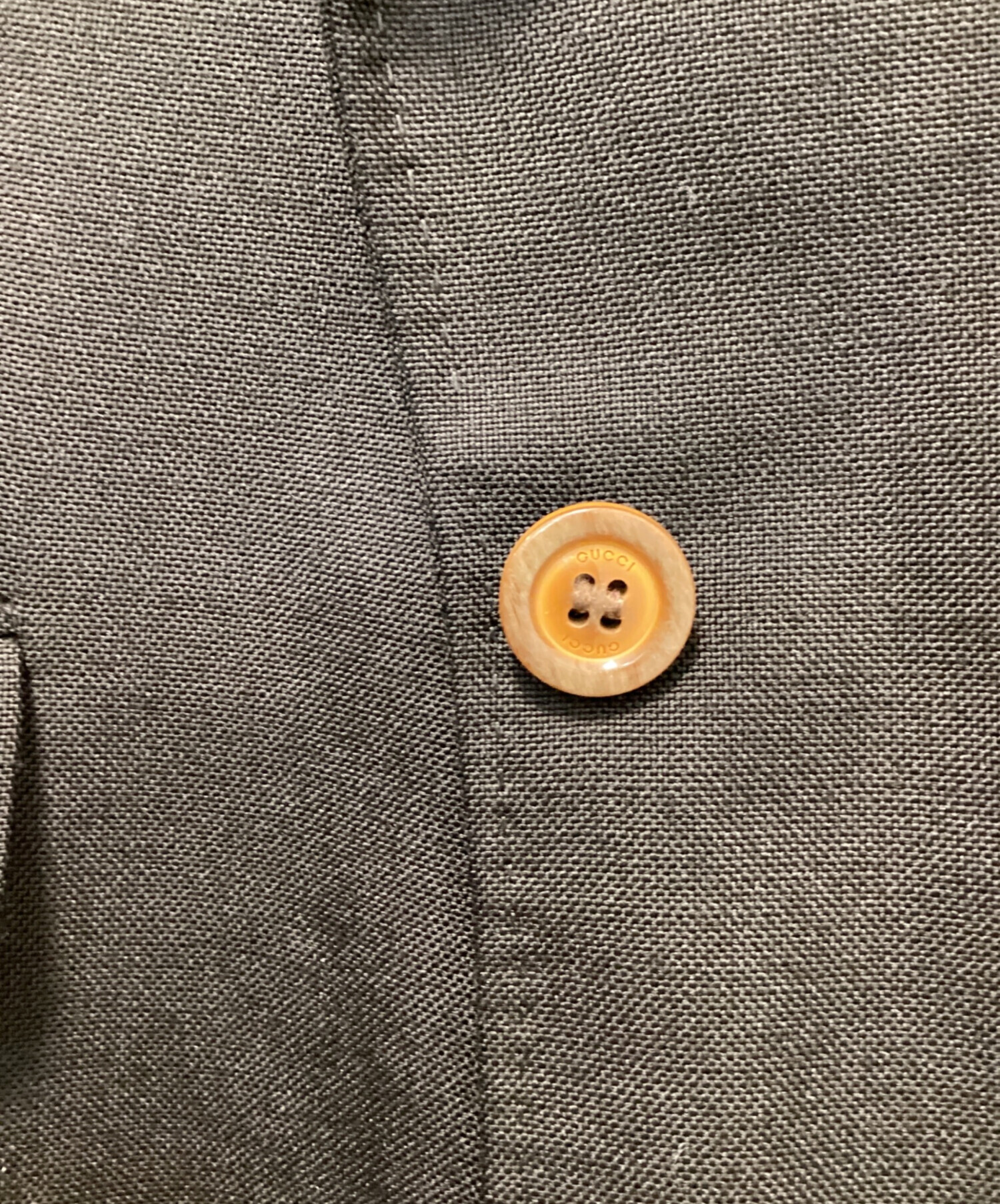 中古・古着通販】GUCCI (グッチ) ジャケット ブラック サイズ:38